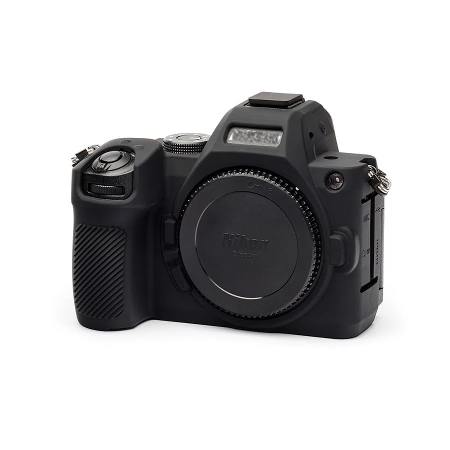 easyCover Protective - Custodia in silicone per fotocamera Nikon Z5 II, colore: Nero