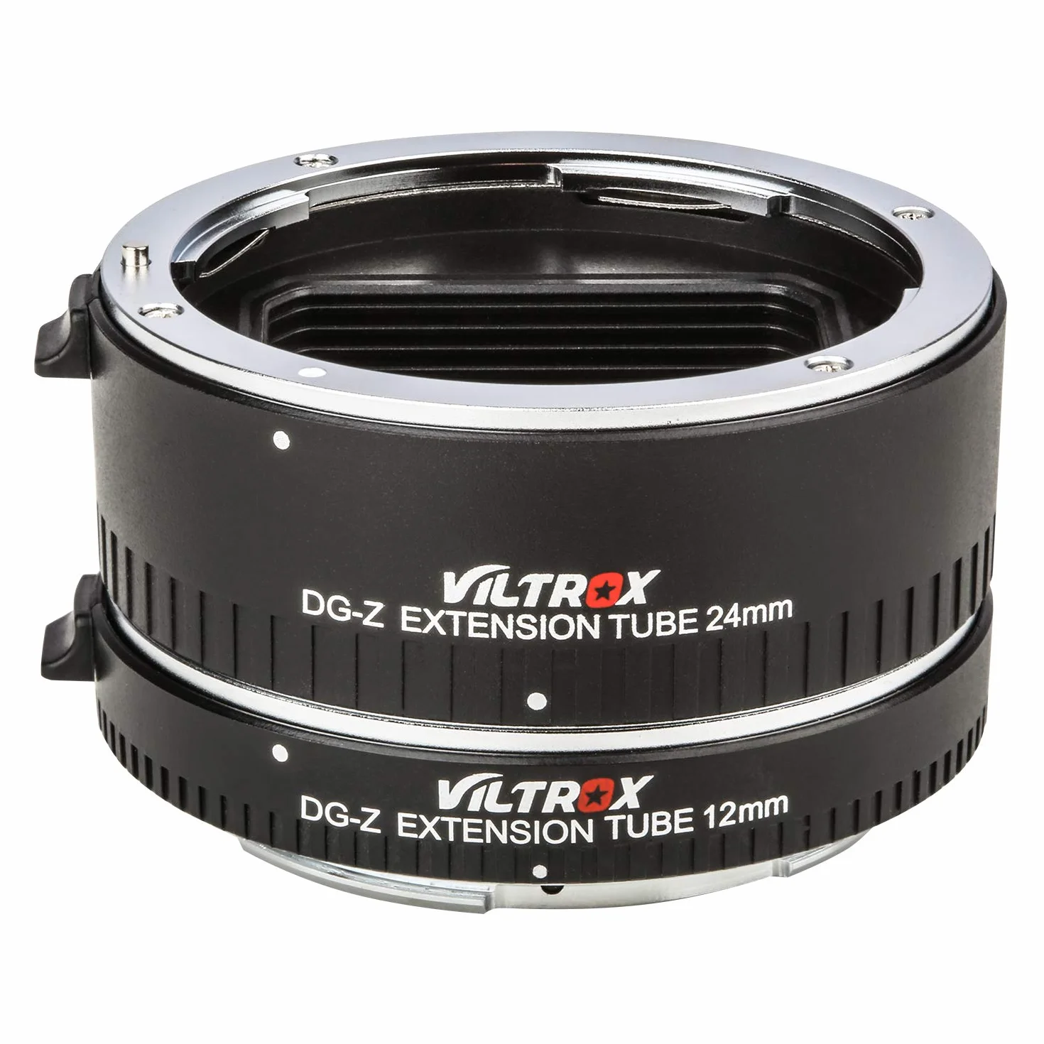 VILTROX DG-Z - Set di anelli adattatore per obiettivo macro con tubo di prolunga automatico (12 mm + 24 mm), supporto TTL e AE, per fotocamere Nikon Z Mount Z6 Z7 Z50