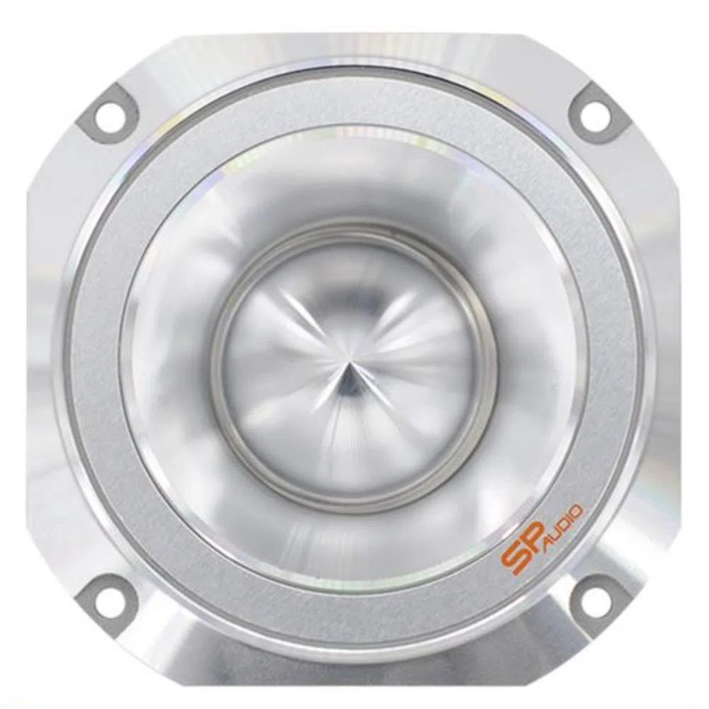 SP Audio 1 SUPER TWEETER SPTW-48 SPTW48 10,00 cm 100 mm 4" diametro 200 watt rms 400 watt max impedenza 4 ohm sensibilità 112 db auto silver, 1 pezzo