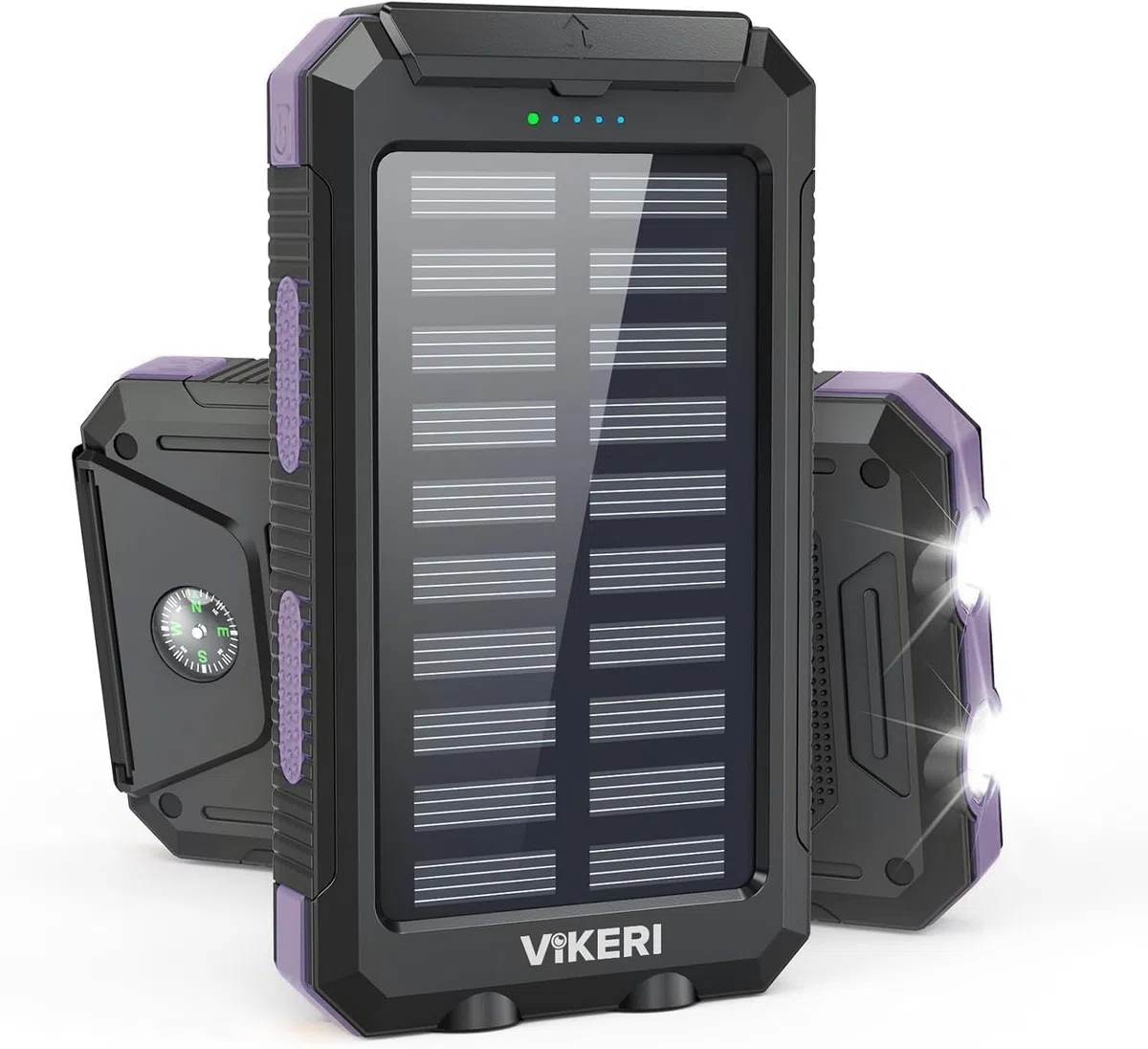 Vikeri Power Bank Solare per Smartphone e Tablet