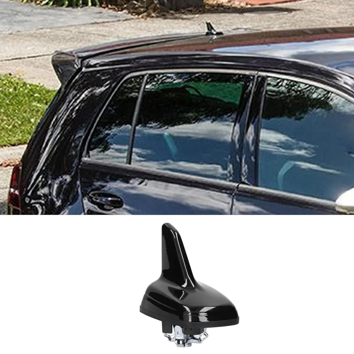 Antenna a Pinna di squalo per Auto Sostitutiva 5Q0035507B5FQ, 5Q0 035 507 B, 5Q0035507B Adatta a Vari Modelli di Piattaforma MQB