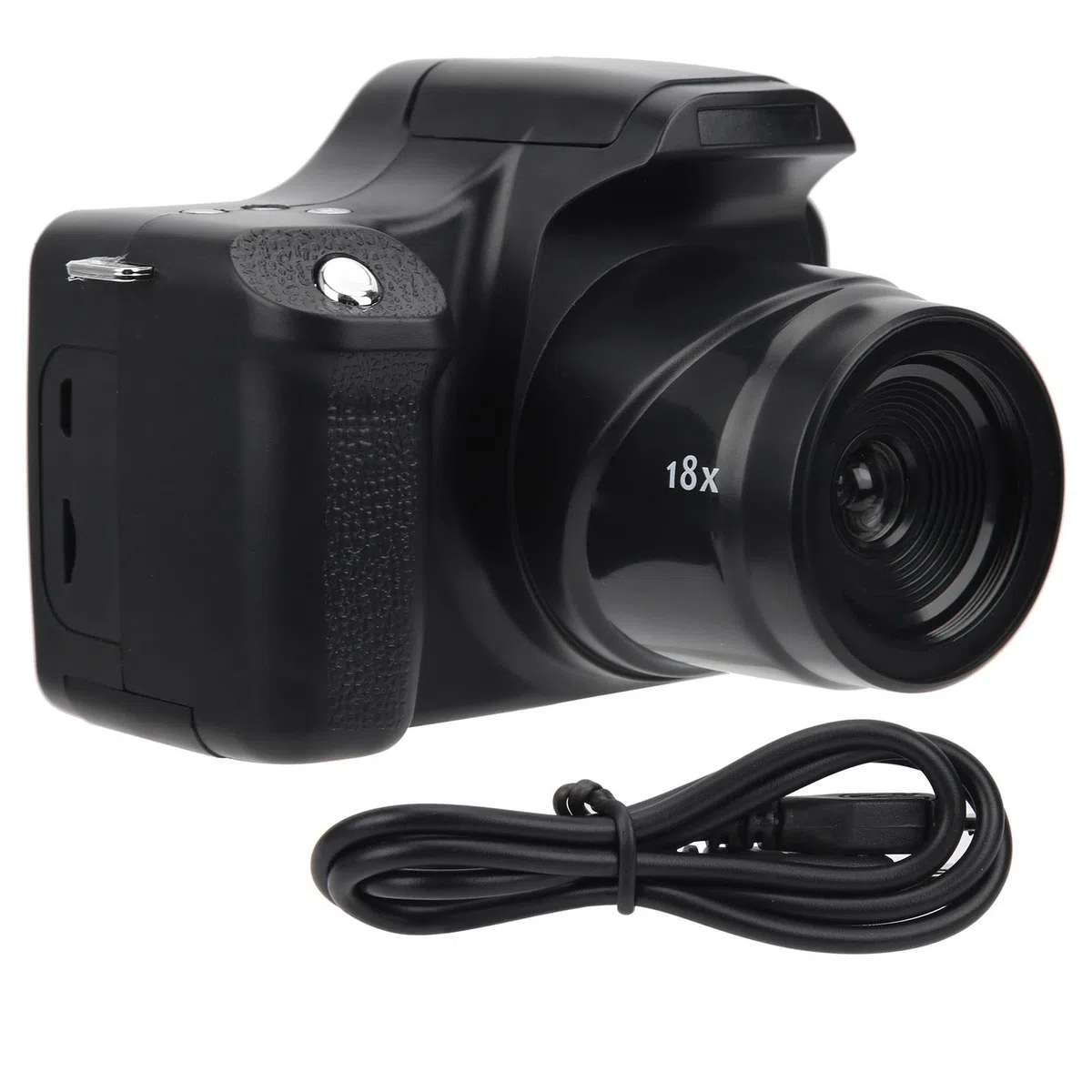 Fotocamera Digitale da 24 MP videocamera digitale Fotocamera con Schermo LCD da 3 Pollici, Fotocamera con Zoom 18X, Flash, Fotocamera Reflex Digitale Portatile Automatyczne aparaty cyfrowe