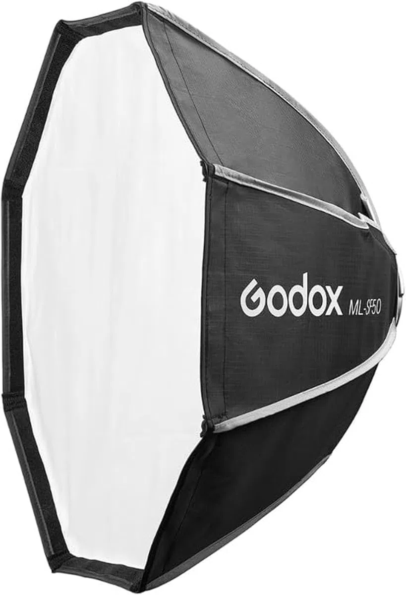 Godox Softbox ML-SF50 Octagon Soft Box, 50 cm x 50 cm, Godox Mount Softbox per ML100Bi, ML100R, ML60IIBi, ML60Bi, ML60, ML30Bi, ML30 LED Video Light