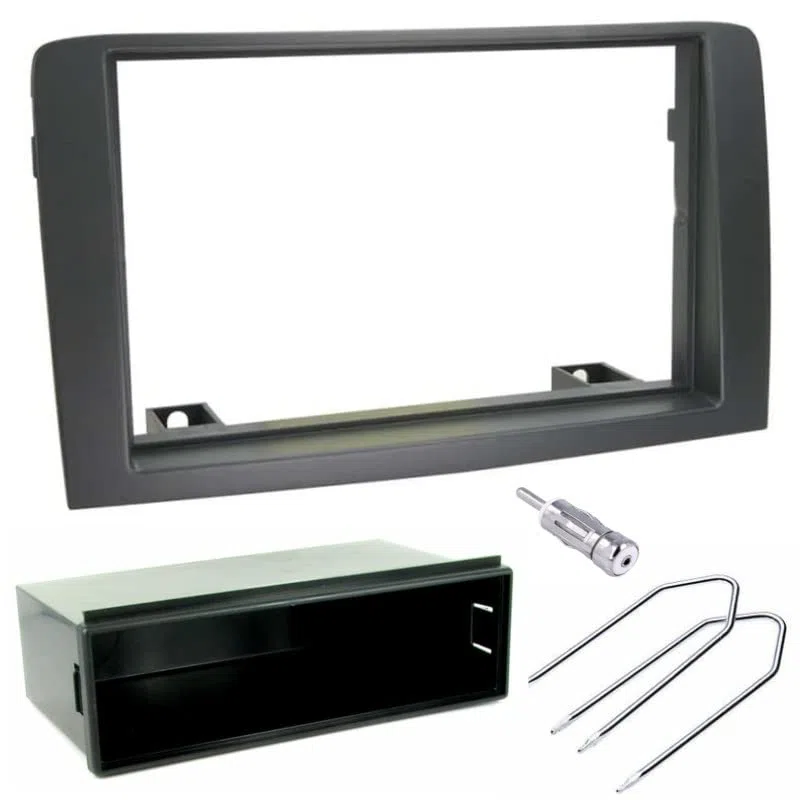 Sound way - Kit Montaggio Adattatore Autoradio, Mascherina 1 DIN / 2 DIN Compatibile con Fiat Idea/Lancia Musa