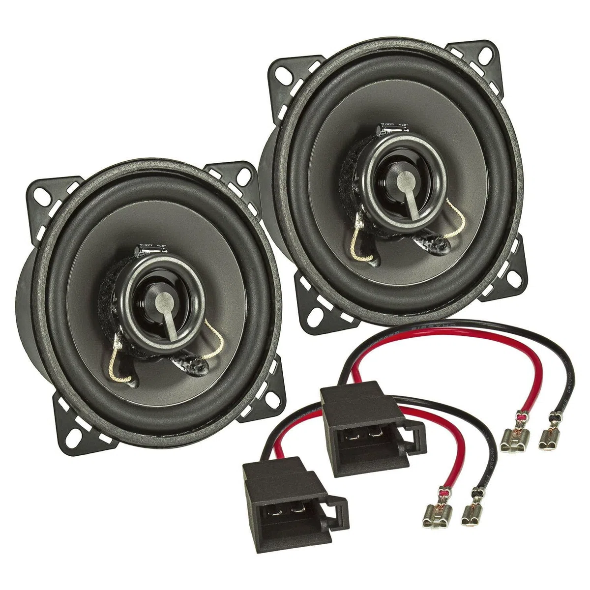 tomzz Audio 4042-000 Set di installazione di altoparlanti TA10.0-Pro compatibile con il sistema coassiale da 100 mm della VW Golf T3 T4 Polo Porsche 911