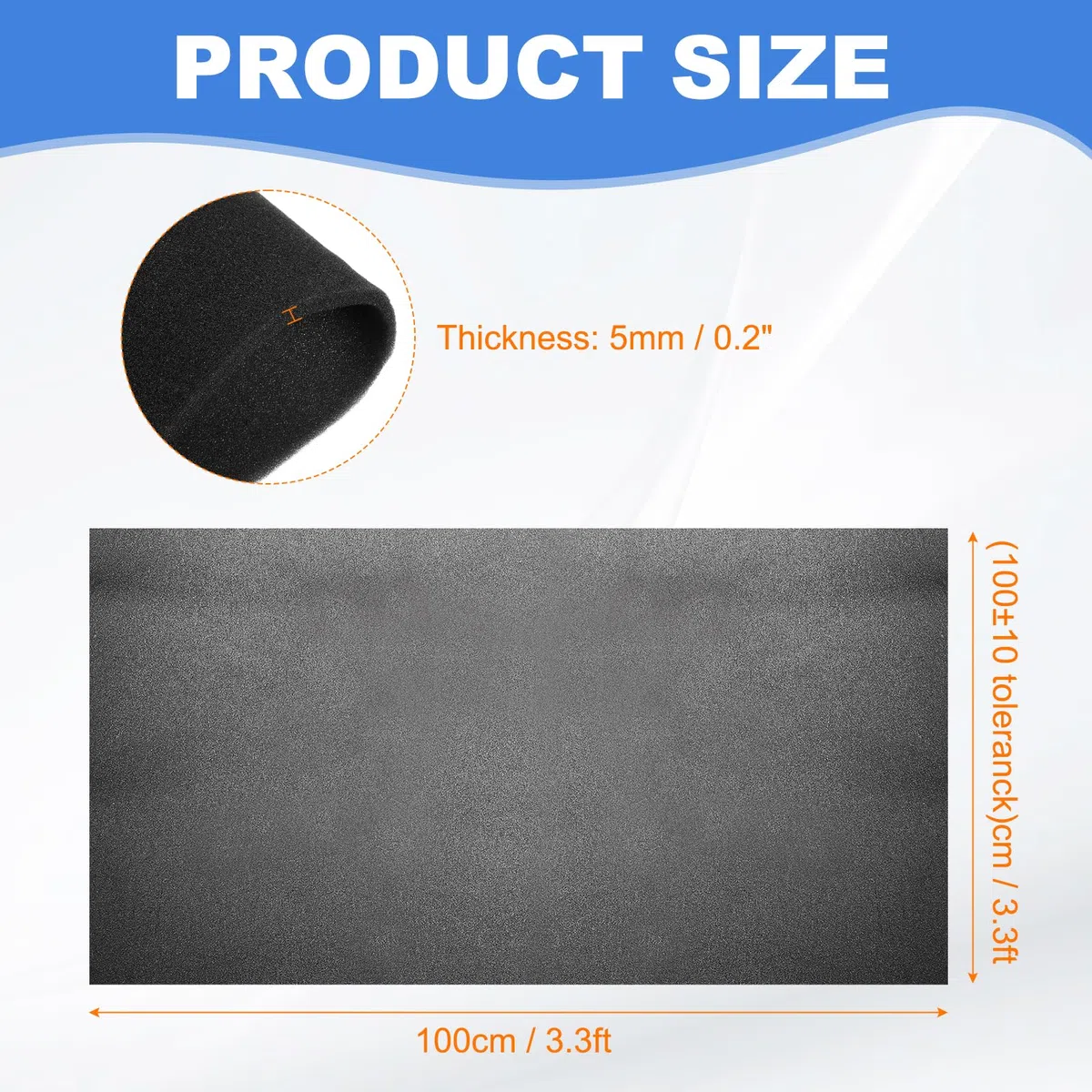 QUARKZMAN Speaker Mesh PRO Griglia Per Altoparlante Schiuma Acustica Copertura Antipolvere Spugna Acustica Spessore 5mm Per Altoparlanti Da Palco Line Array Audio Professionale DJ.