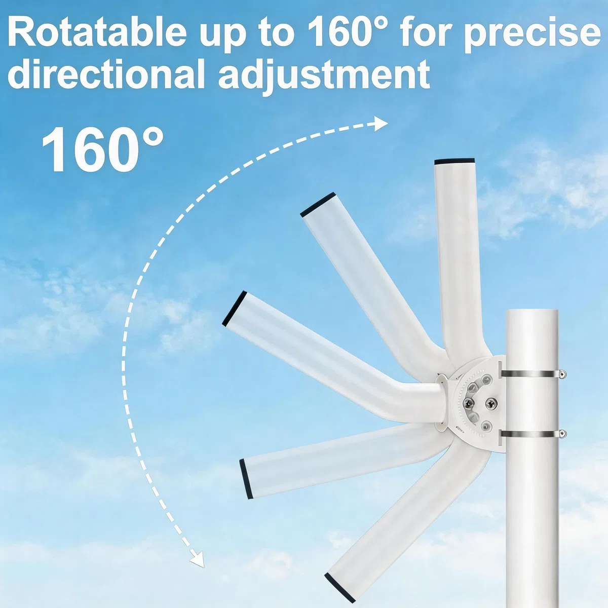 Staffa Antenna, Antenna TV Esterno, 37 centimetri, Resistente al Vento e alla Pioggia, Supporto per Client Bridge CPE di Punto di Accesso Wireless, Confezione da 2