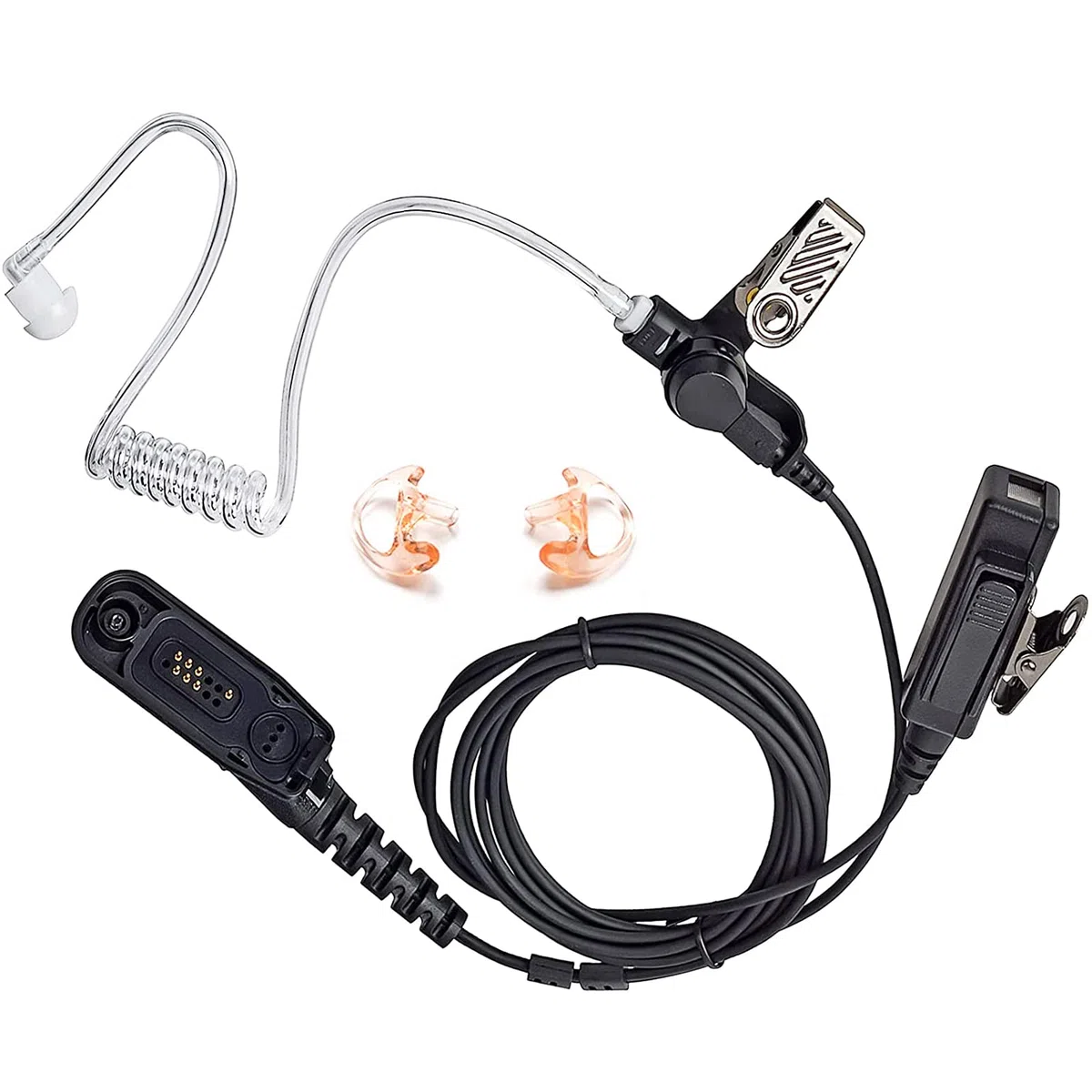 HYS Walkie Talkie Auricolare con Microfono PTT Compatibile per Motorola DP3400 DP3600 DP3401 DP3601 DP4400 DP4401 XPR6550 XiR-P8200 XiR-P8268 Radio Cuffie