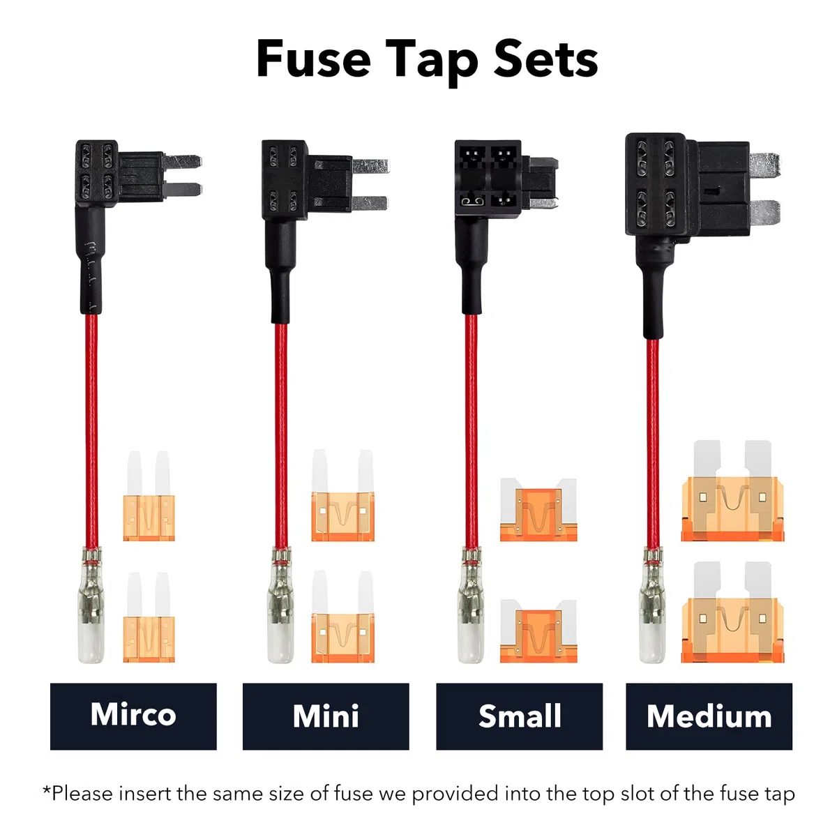 WOLFBOX Acc Hardwire Kit per G840S/G930/G850/G900/G840H, non adatto per D07, kit di cavi per auto HardWire di tipo C per fotocamere Dash con protezione da scarica della batteria