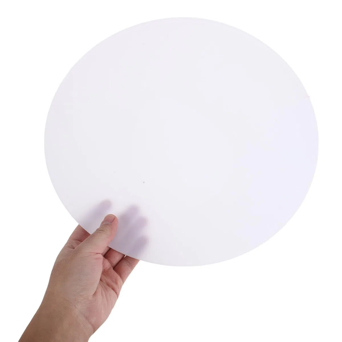 Disco Diffusore Luce Rotondo Acrilico 34,5 CM Spessore 1 MM per Lampada Sospensione e Paralume Tamburo, Diffusore Anti-Abbagliamento per Lampade da Tavolo e Illuminazione Casa