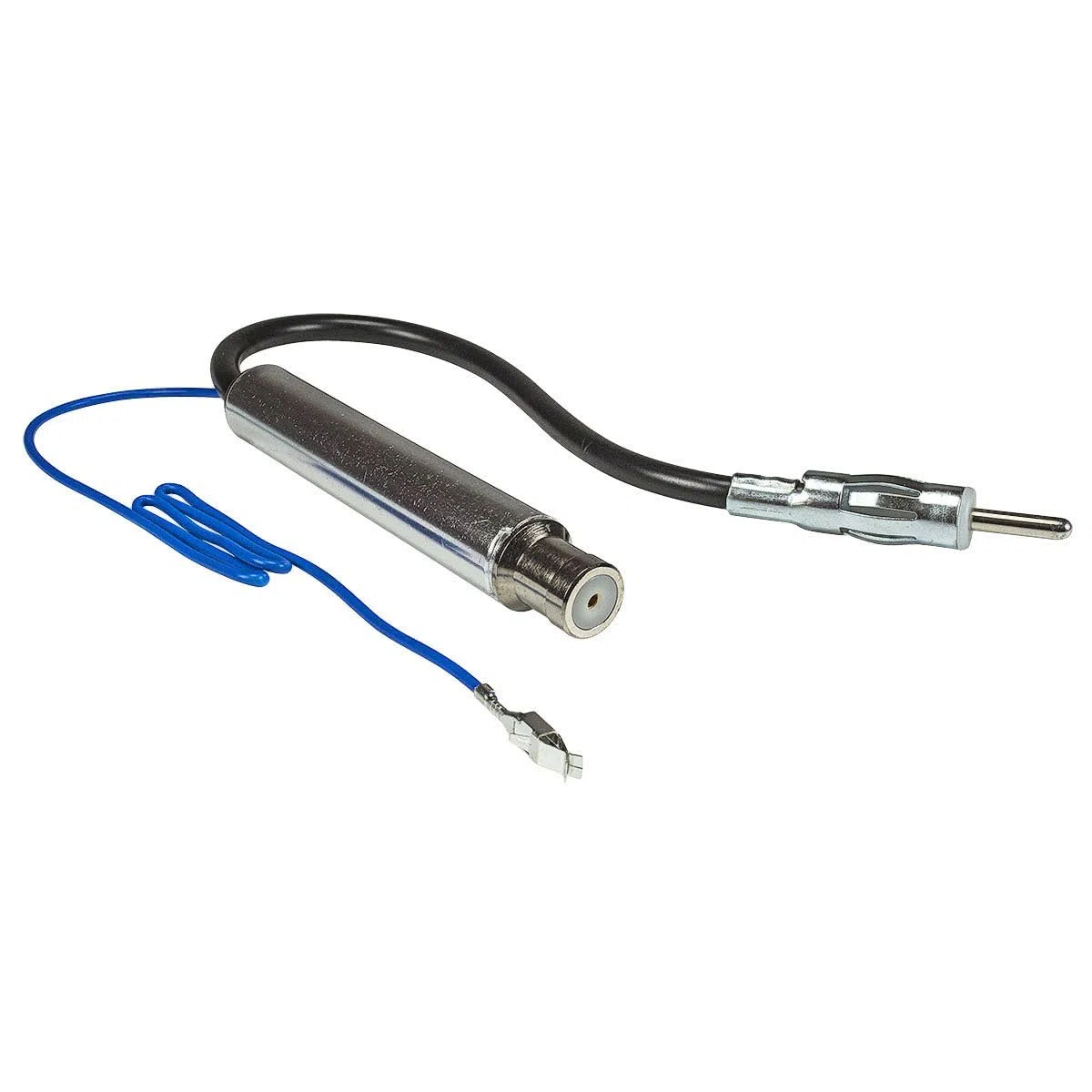tomzz Audio 2403-030 Set di pannelli radio compatibili con Audi A3 A3 Sportback 8P 8PA nero con adattatore sistema attivo Adattatore antenna ISO alimentazione fantasma DIN