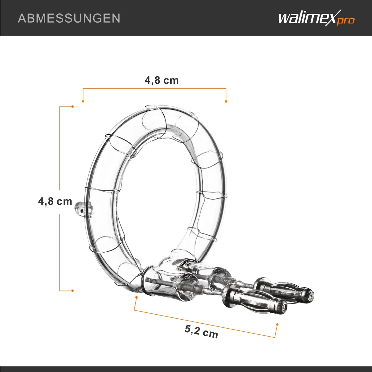 Walimex Pro VT-300 Ersatzblitzröhre für Studioblitzleuchte