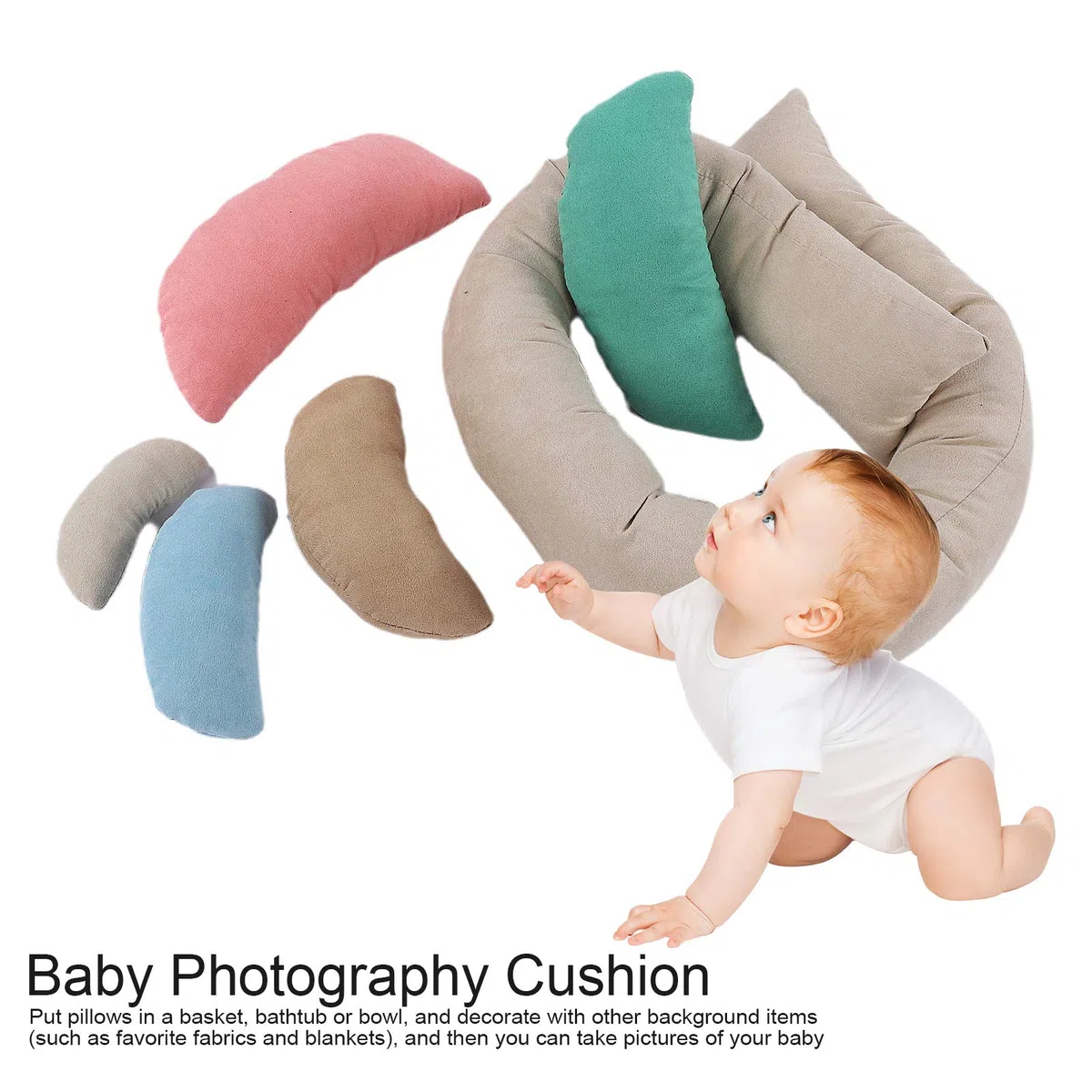 Topyond Puntelli per Fotografia Neonatale Cuscino per Posa Fotografica per Bambini, Cuscini Neonato, Cuscino Fotografico per Bambini Adorabile, Cuscini Posizionatori Newborn