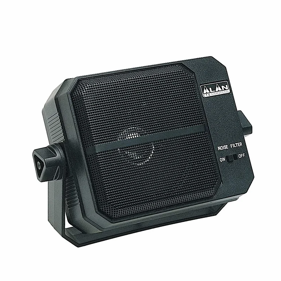 Midland - Altoparlante Esterno AU 30 Compatibile con Ricetrasmittenti Radio CB, Audio 7W Max 12W - Altoparlanti e Accessori Moto, Jack 3.5mm, Filtro Antirumore, Connettività AUX, Supporto Bluetooth