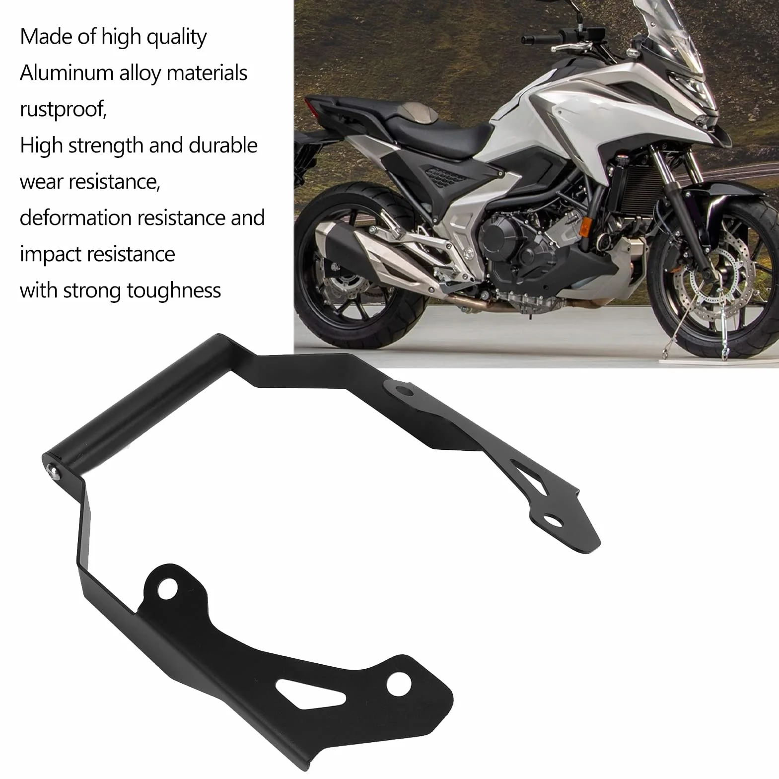 OUKENS Staffa di navigazione, supporto per telefono in lega di alluminio per moto, supporto di ricambio per NC750X NC750 XAM NC750X DCT 2021+