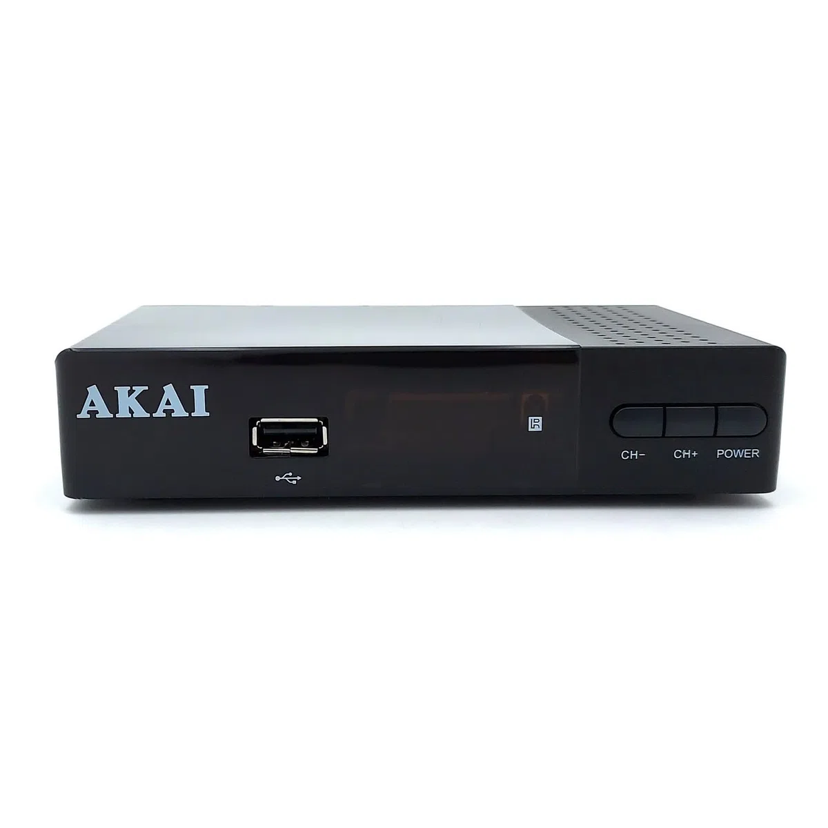 AKAI Ricevitore TDT Terrestre - Decoder TDT HD, DVB-T2 e via cavo DVB-C, H265 HEVC, 10 bit, HDMI, USB, SCART, 1xLAN, 1000 canali, TV e radio, compatibile Dolby Digital, ricerca automatica