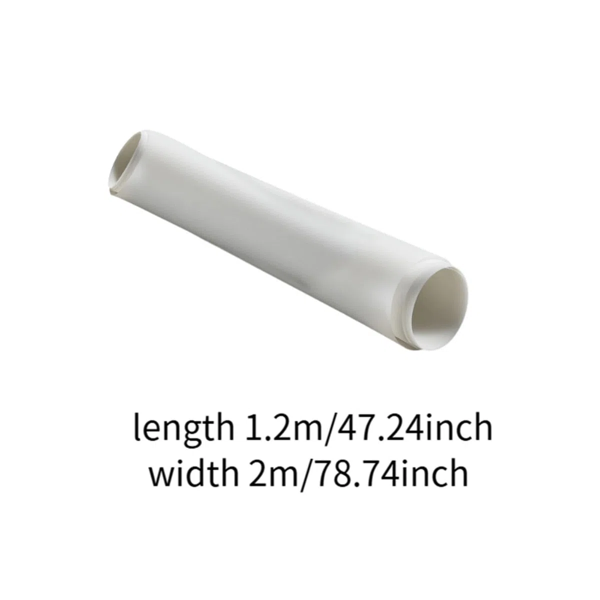 Foglio di Pellicola per Diffusione della Luce, Carta diffusore, Pratico Rotolo di Pellicola per Diffusione della Luce Bianca per Flash fotografici, 120x200 Cm