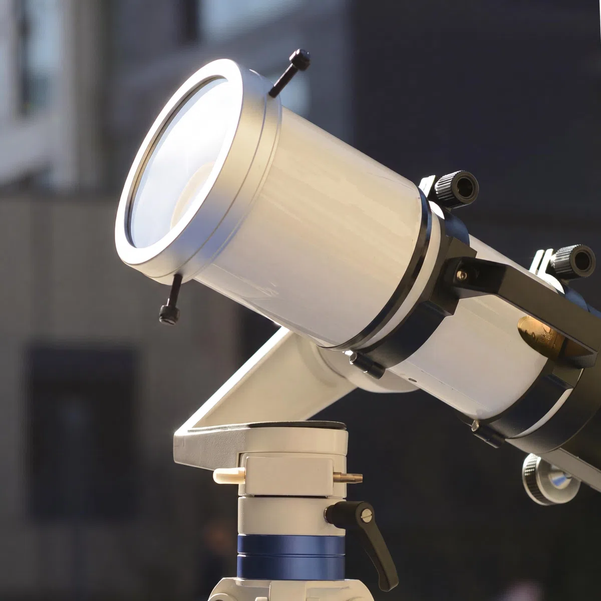 LICAEVEY Filtro Solare per Telescopio, Foglio di Alluminio Rivestito in PET Pellicola di Sicurezza per Telescopio Tappo Filtro Solare Custodia in Alluminio per Obiettivo da 66 a 116 Mm