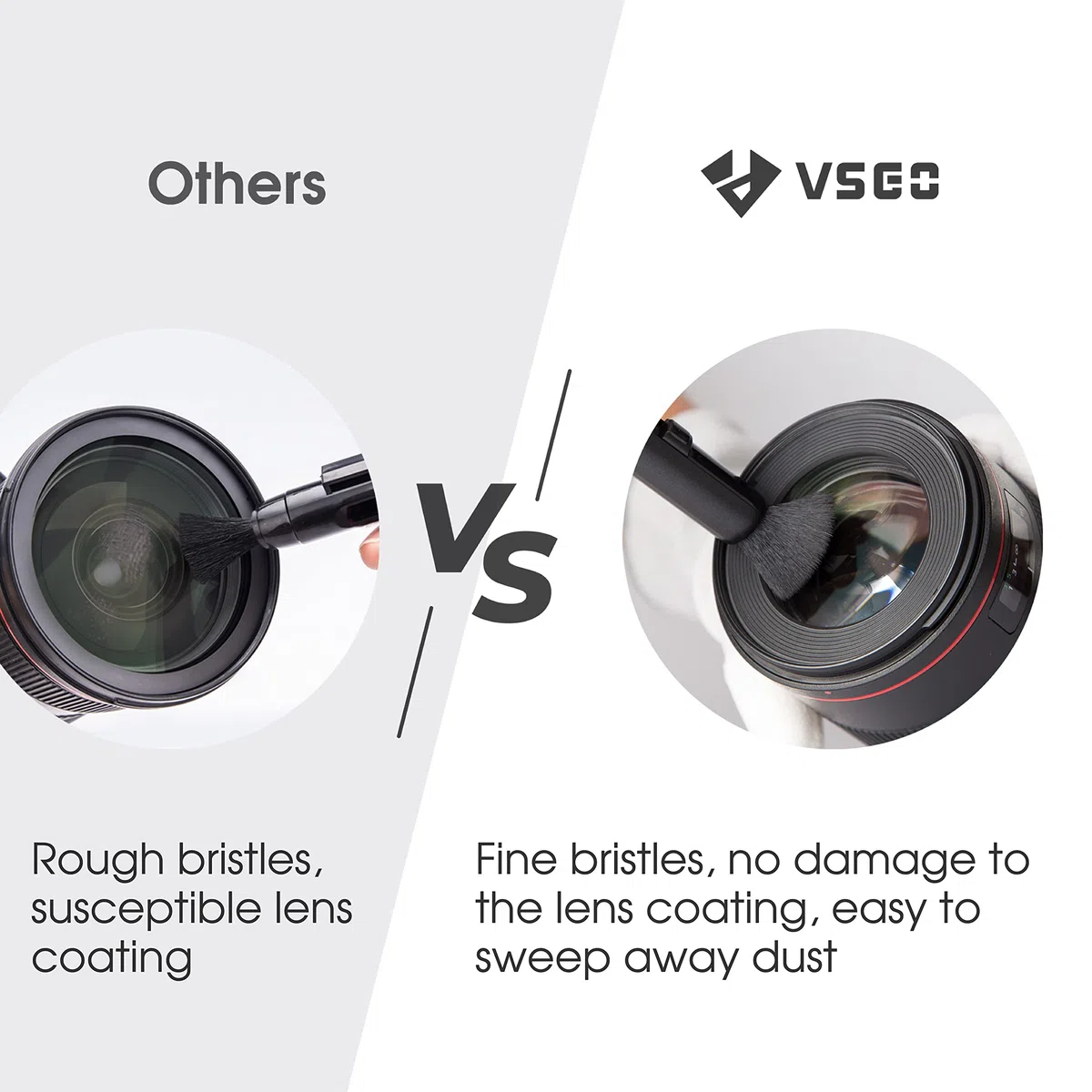 VSGO Power-Switch penna per la pulizia delle lenti V-P03E AR VR Occhiali Telefono Tablet Schermo Nudo Punta in Carbonio