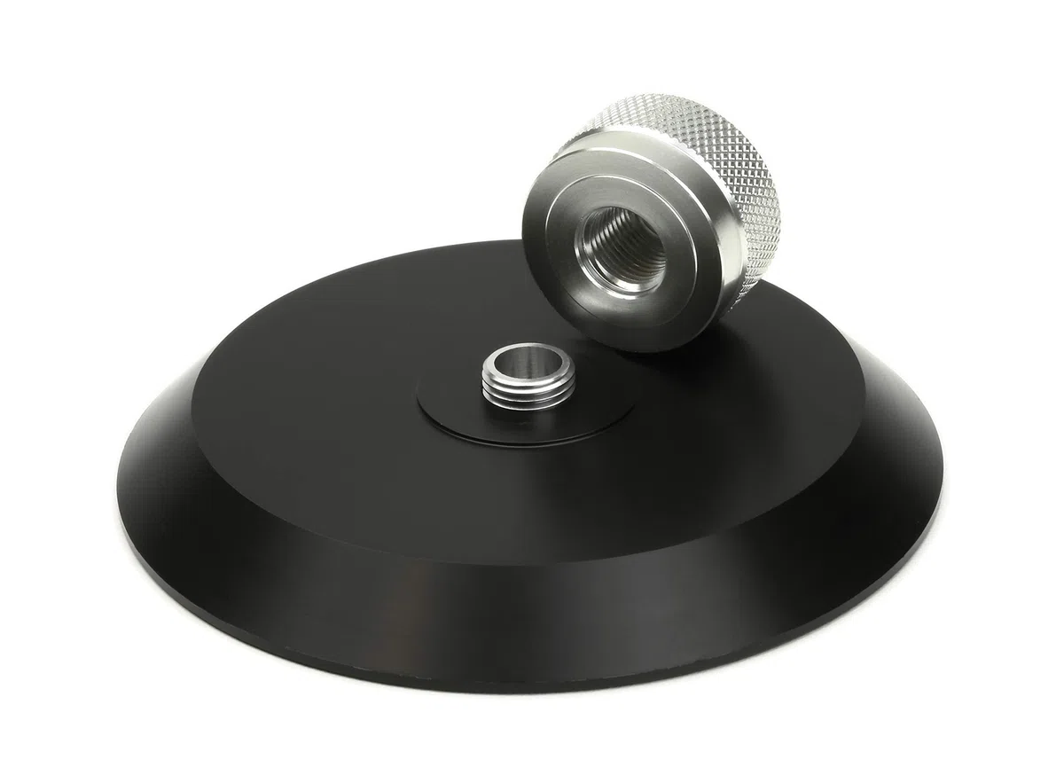 Dynavox VC80 morsetto per dischi vinilici in alluminio, nero