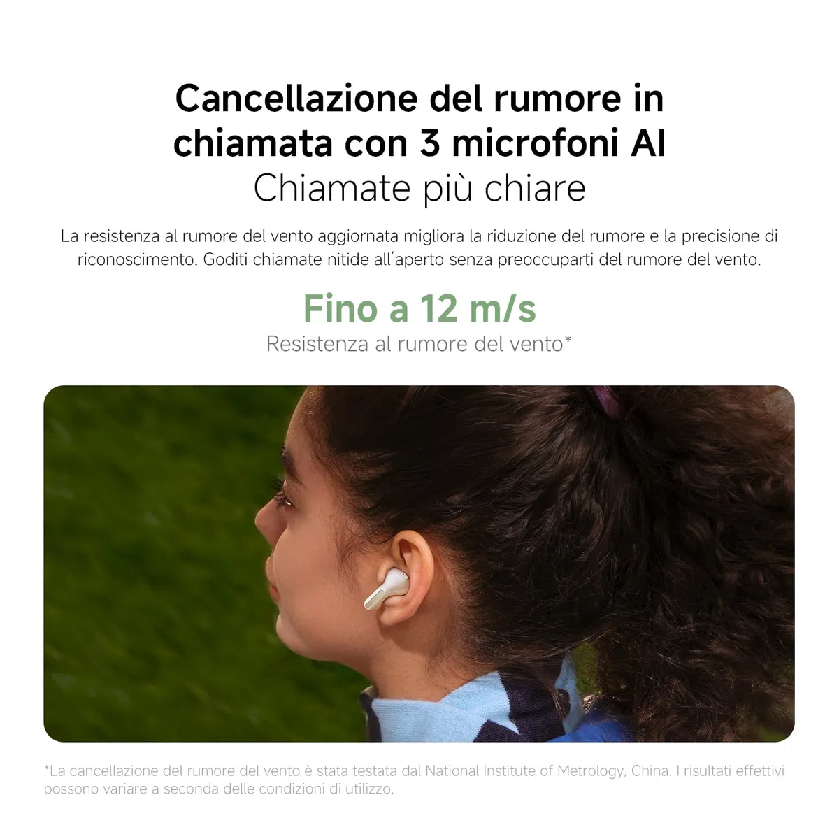 XIAOMI Redmi Buds 8 Auricolari Bluetooth True Wireless, Cancellazione Attiva del Rumore 50dB/4kHz, 3 Microfoni AI, Driver Dinamico da 11 mm, Hi-Res Audio, Fino a 11h + 44h di Autonomia, IP54, Bianco