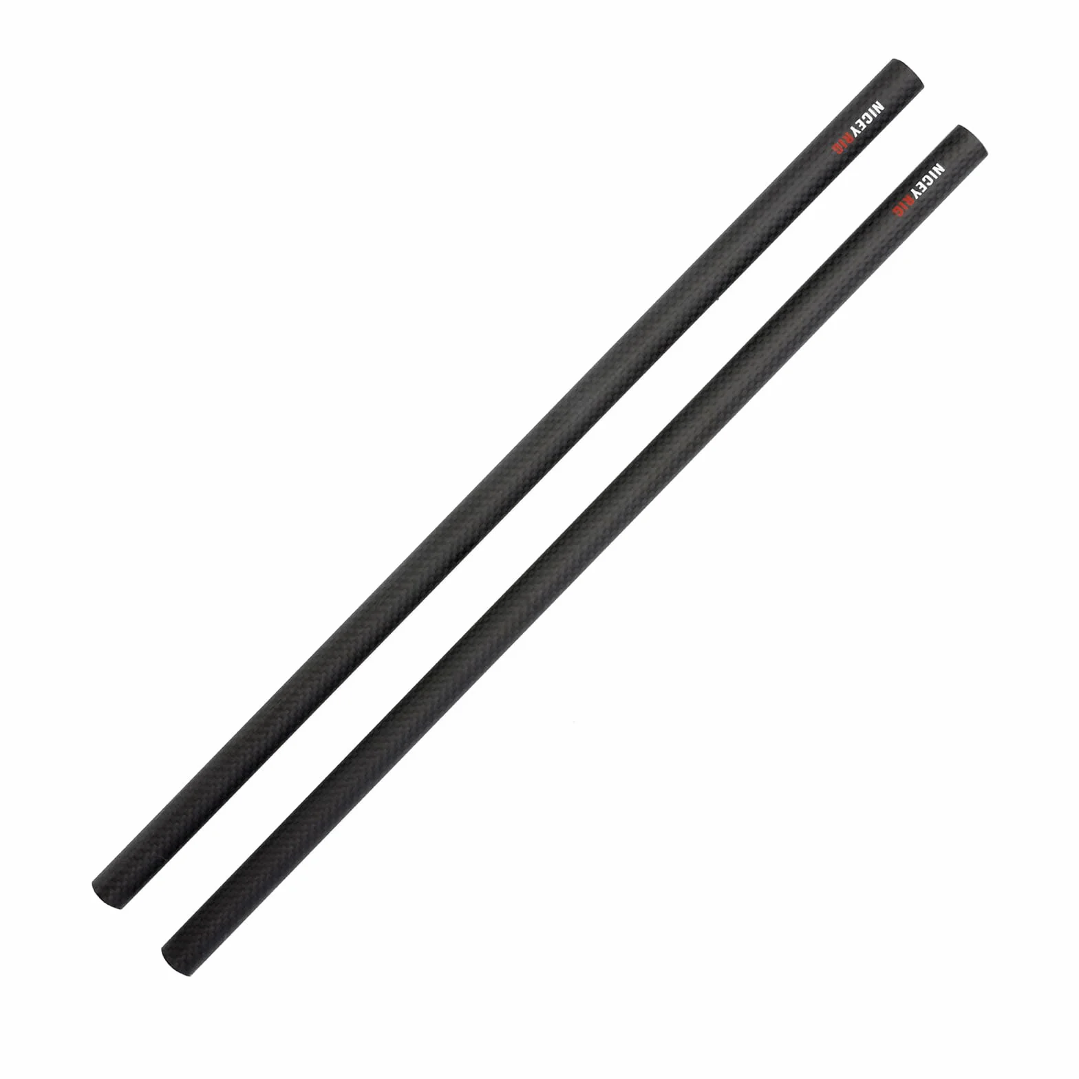 NICEYRIG 15 mm Rods in fibra di carbonio, 40 cm e 15 mm Rod, sistema di supporto per binario per DSLR, gabbia stabilizzatore per fotocamera, scatola opaca, piastra di base -555