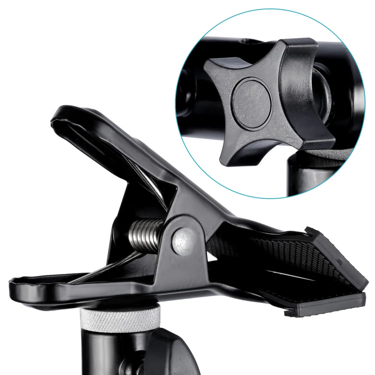 Neewer 2 PCS Supporto per Morsetto in Metallo Resistente per Studio Fotografico con Attacco per Supporto Luce da 5/8" per Riflettore