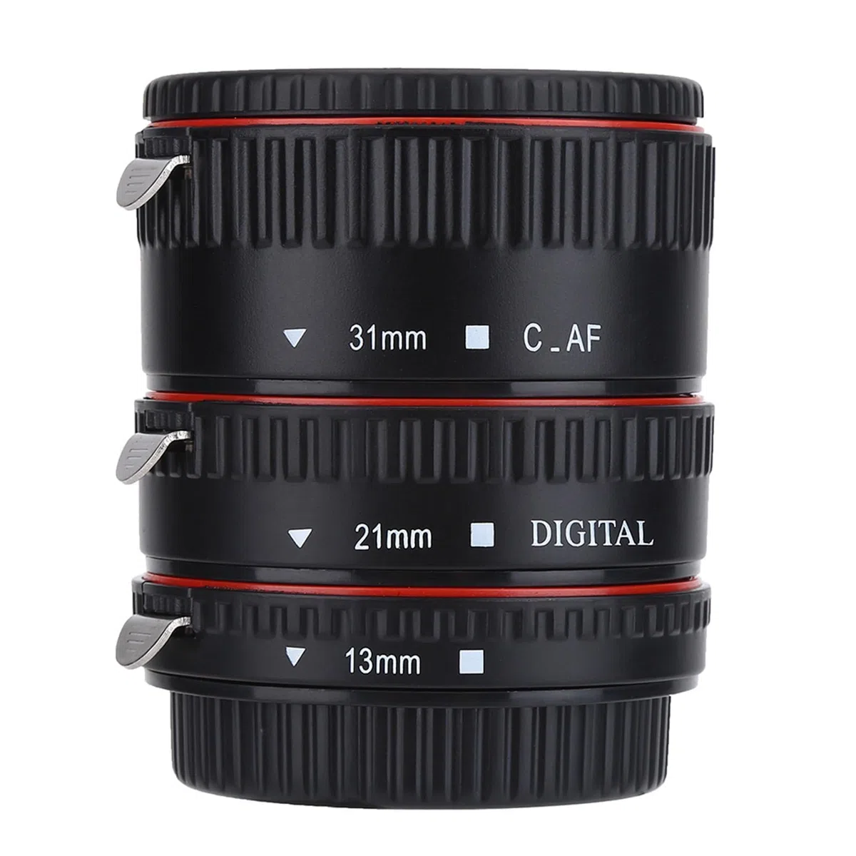 Agatige Tubo di Prolunga Macro Messa a Fuoco Automatica, Anelli Adattatori Obiettivo Tubo di Prolunga Macro Messa a Fuoco Automatica, Adatto per EF Mount, Accessori per Macchine fotografiche