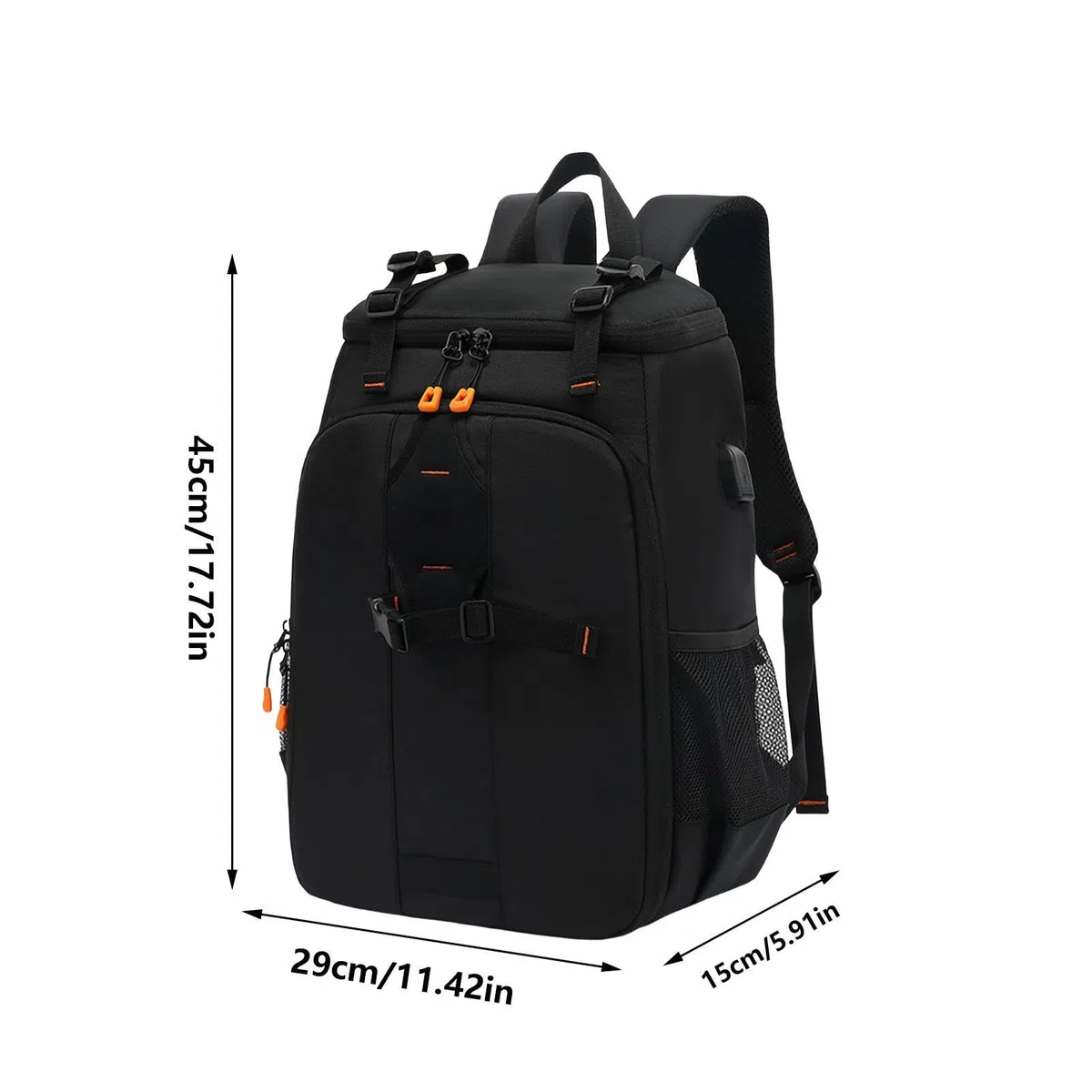 Generico Zaino per Fotocamera,Zaino Impermeabile Capiente con Scomparto per Laptop - Borsa da Viaggio per Fotocamera,per Uomo Donna Fotografia Outdoor Escursione Avventura