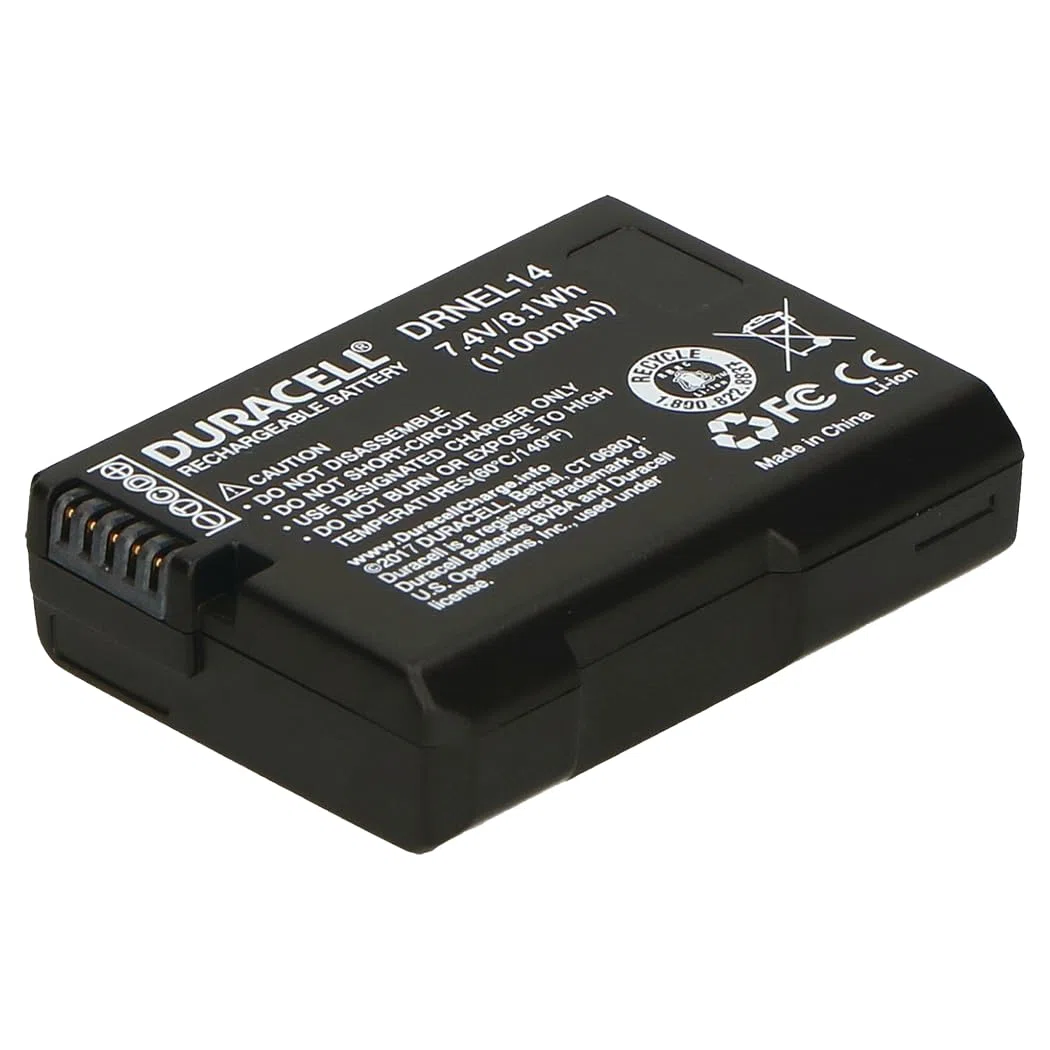 Duracell - Batteria Sostitutiva, Ricaricabile, per Macchina Fotografica Nikon EN-El14