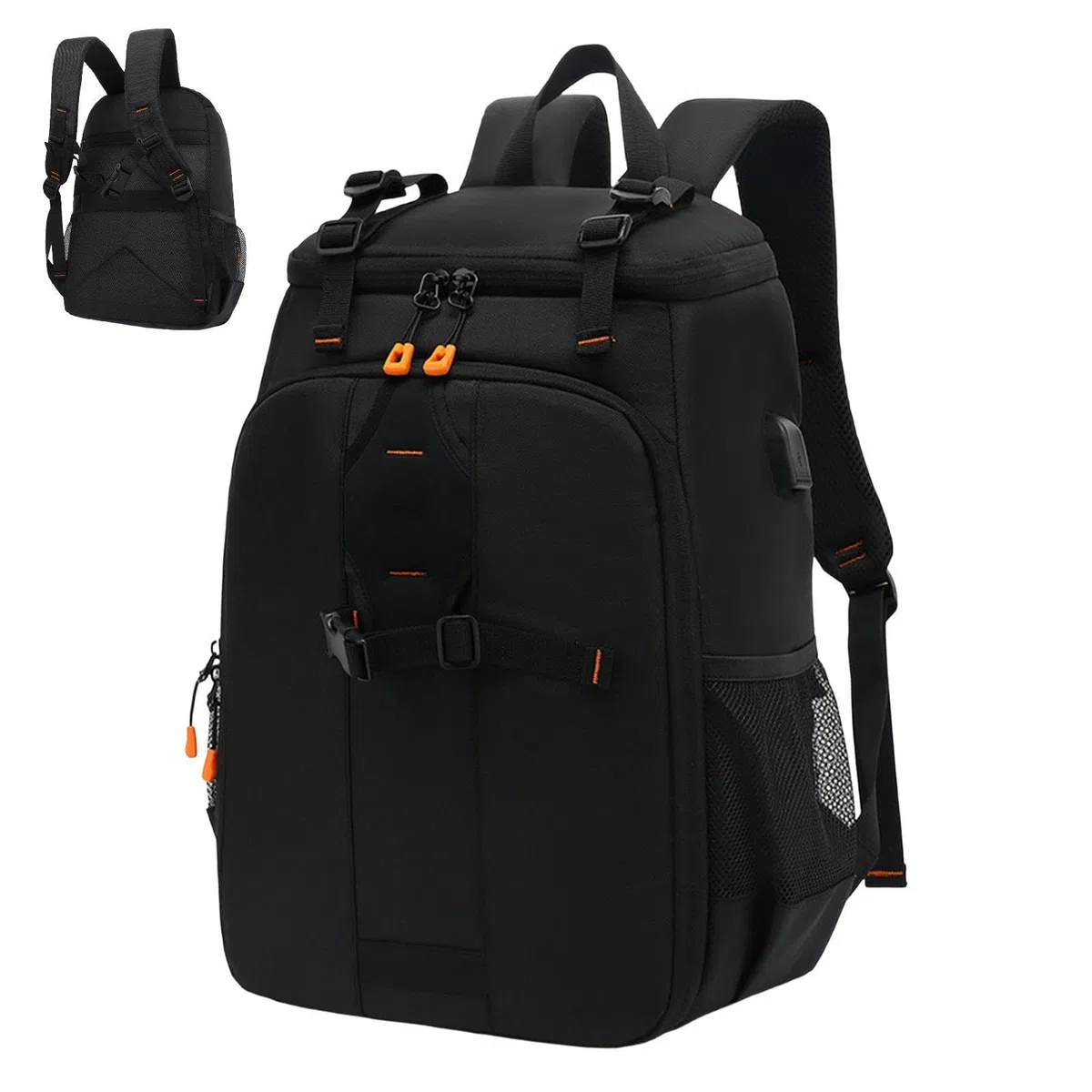 Generico Zaino per Fotocamera,Zaino Impermeabile Capiente con Scomparto per Laptop - Borsa da Viaggio per Fotocamera,per Uomo Donna Fotografia Outdoor Escursione Avventura