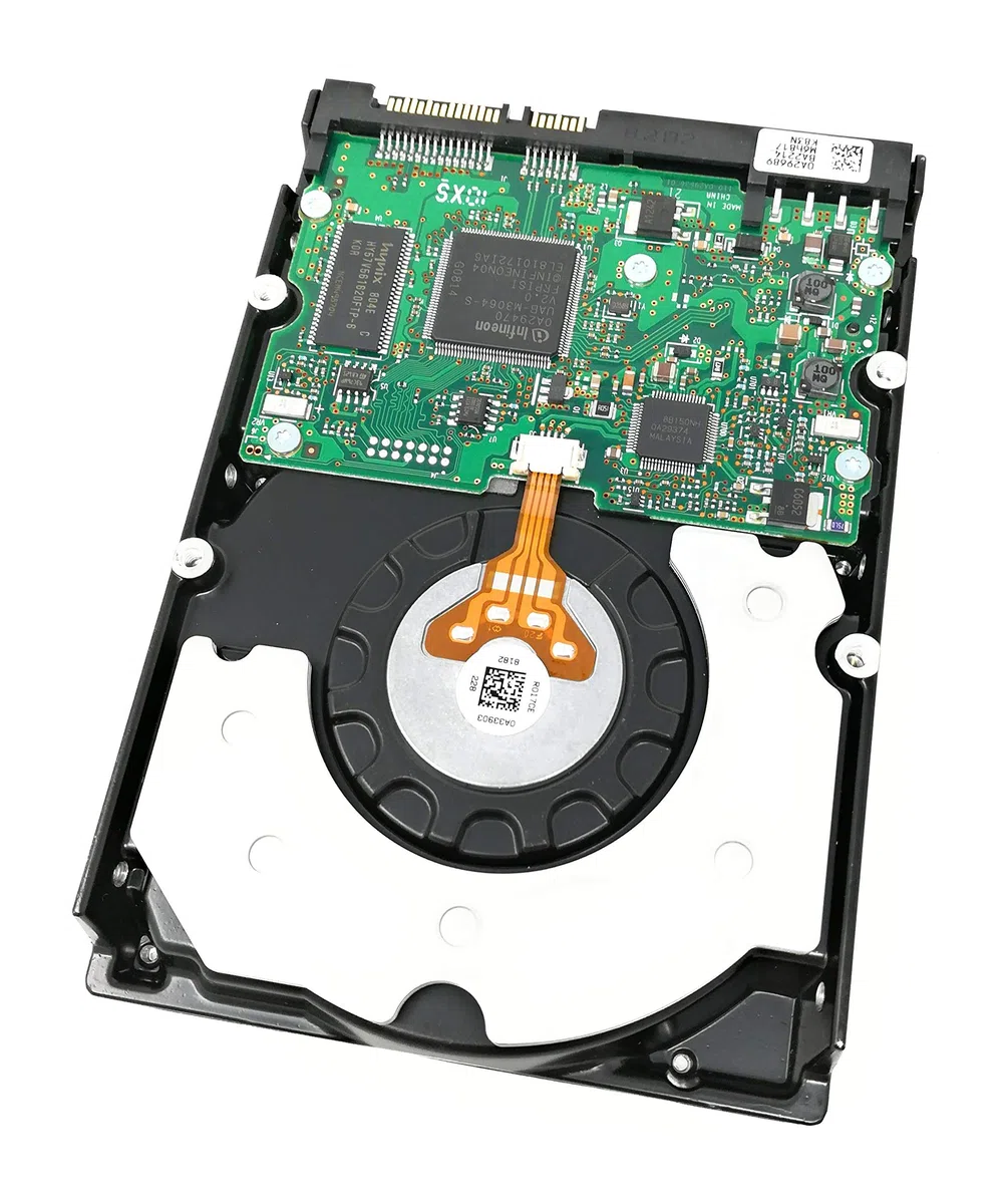 Kit di videosorveglianza H264 CCTV, 4 canali con telecamera a infrarossi DVR, 4 alimentatori, 4 uscite, Hard Disk da 500 GB