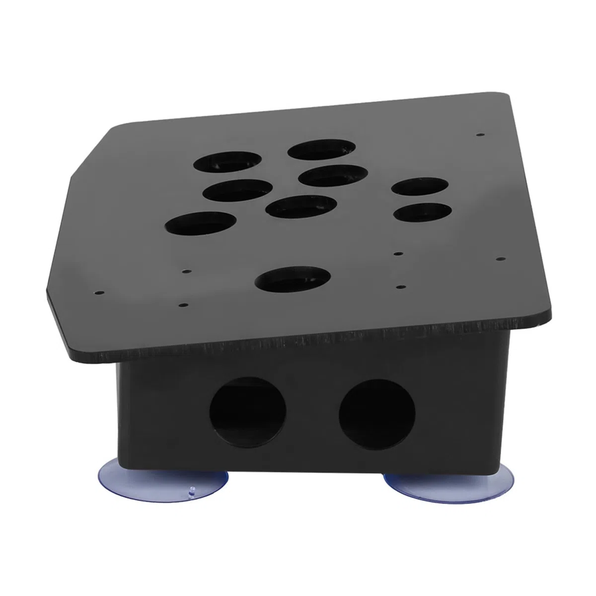 Lazmin112 Joystick Pannello Acrilico, Pannello Acrilico Nero Fai-da-Te e Set di Ricambio per custodie inclinate per Gioco