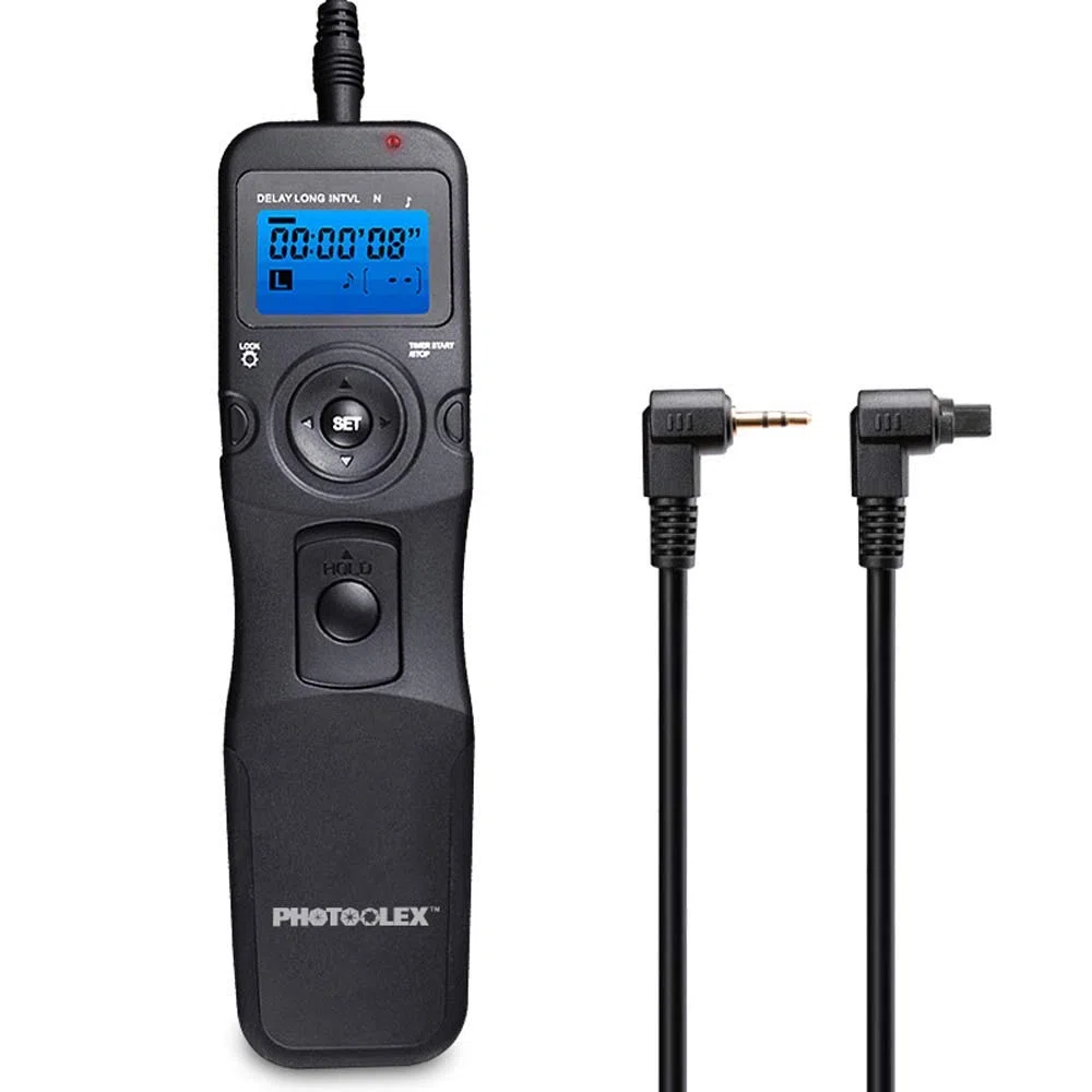 PHOTOOLEX T710C Telecomando Intervallometro Scatto Remoto LCD Timer per Canon EOS 1300D / 1200D / 1100D / 1000D / 750D / 700D / 650D / 600D / 550D / 500D / 450D / 100D / 5D Mark II / 7D / 70D etc.