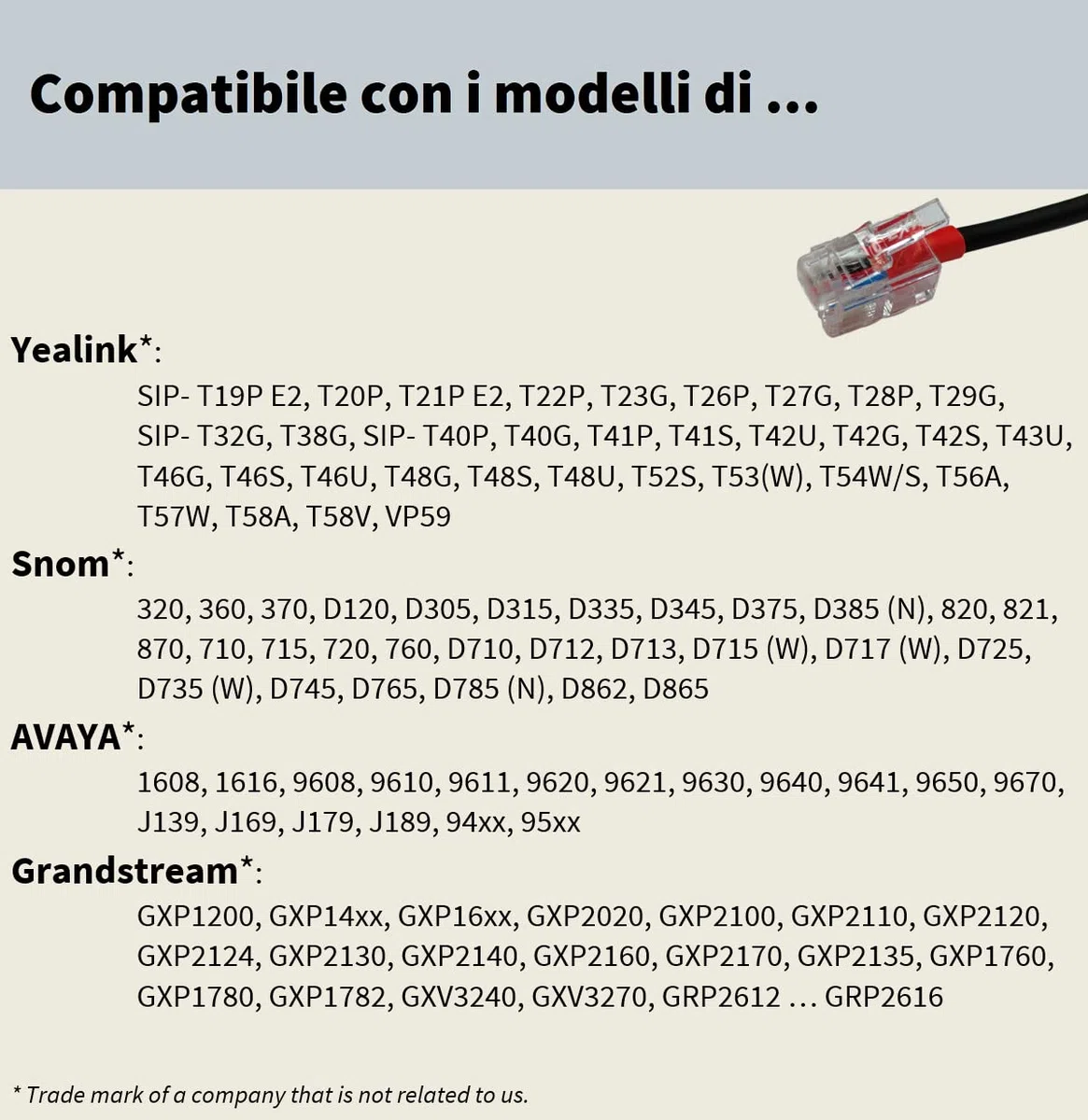 GEQUDIO Cuffie telefoni adatto a Yealink, Snom, Avaya e Grandstream telefono con connettore RJ - Cuffie e microfono Cuscinetti di ricambio - 80g di peso (2-altoparlanti)