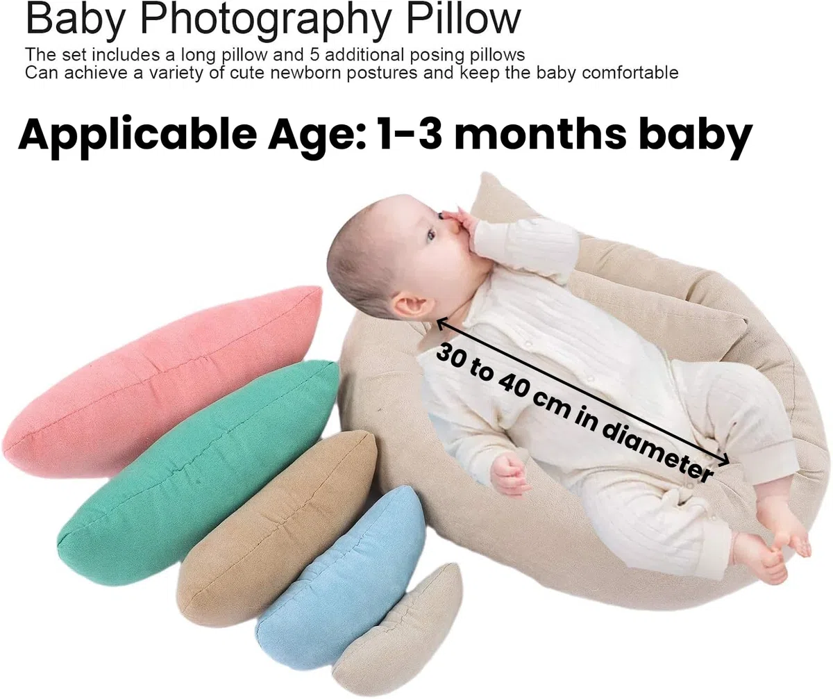 Topyond Puntelli per Fotografia Neonatale Cuscino per Posa Fotografica per Bambini, Cuscini Neonato, Cuscino Fotografico per Bambini Adorabile, Cuscini Posizionatori Newborn