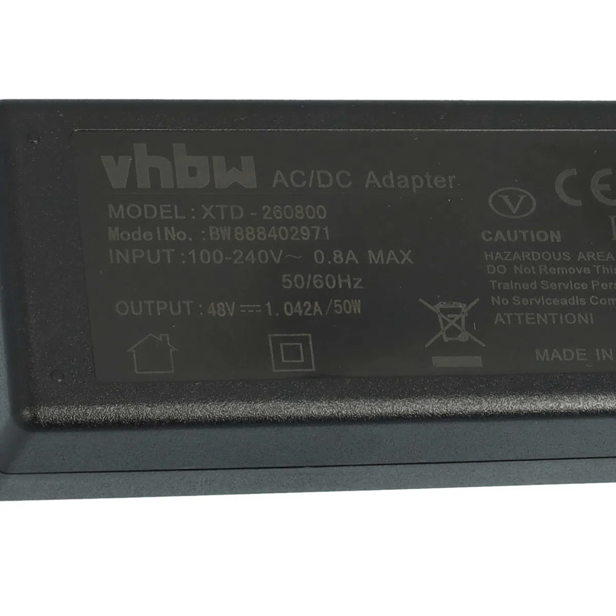 vhbw alimentatore compatibile con Cisco CP 8851-3PCC, CP 89/9000, CP-8841-K9, CP-8851-K9, CP-DX650 UC telefono fisso, telefono di casa