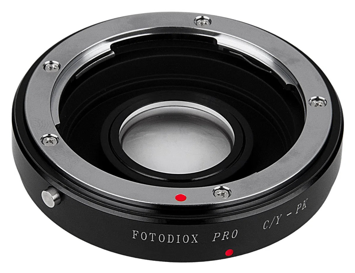 Fotodiox Pro - Adattatore Supporto Obiettivo da Contax Yashica (C/Y) a Pentax K (PK) Nero