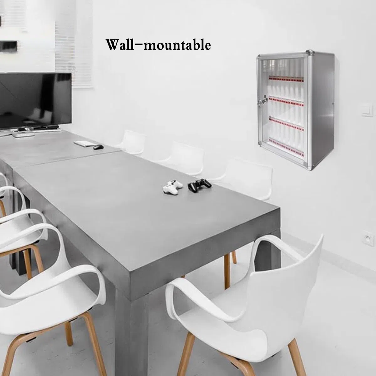 Armario para Guardar teléfonos móviles con Capacidad para 1260 teléfonos. Caja Fuerte Mural con Cerradura para escuelas Ems y hospitales. Solución portátil para la stión de Grs v