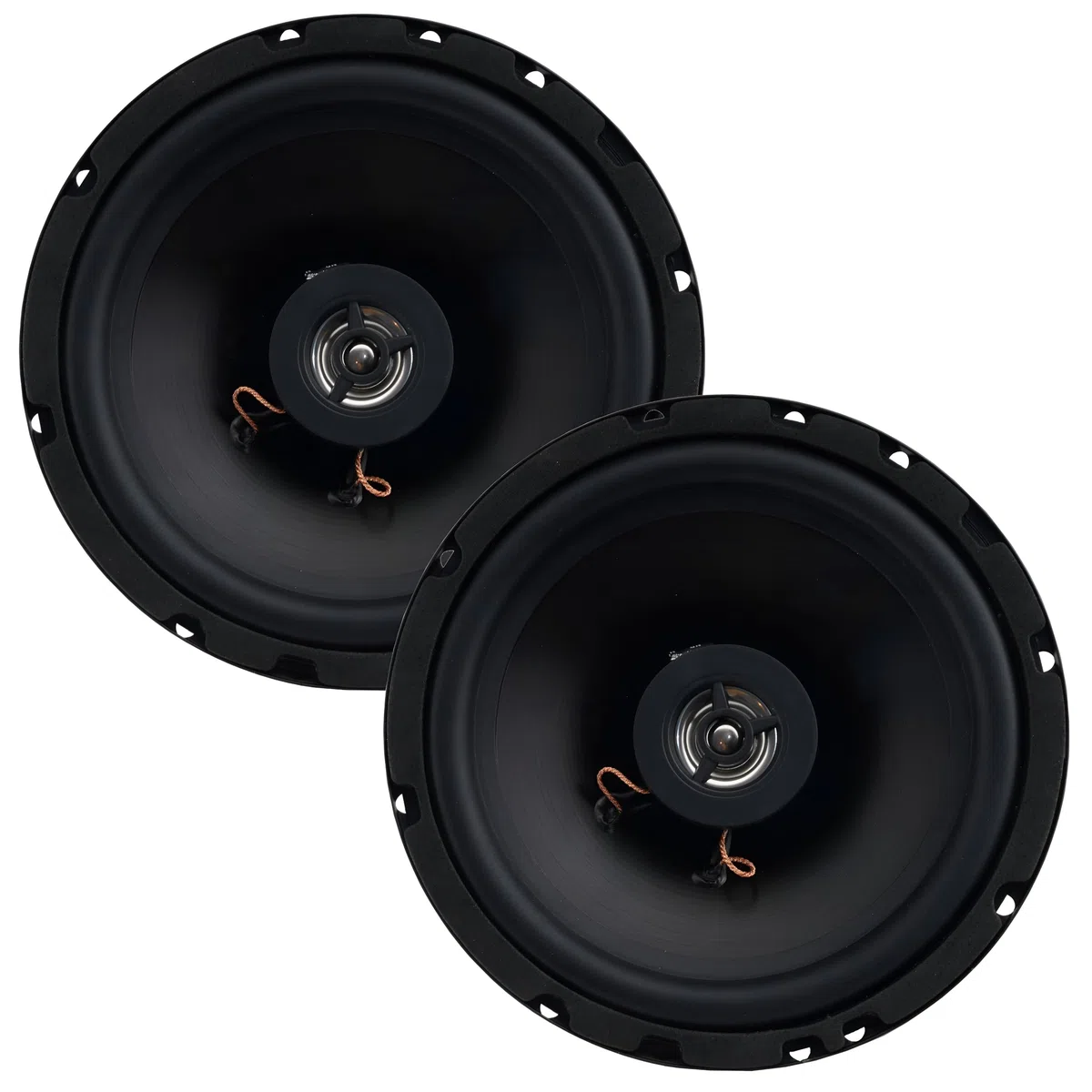 Coppia Altoparlanti Casse 165 mm 2 vie con adattatori per auto Autoradio compatibili con Audi Q3, Volkswagen Golf, T5, Passat, Touareg, Bettle, Skoda Yeti, Superb, Kodiak, Seat Ateca, Porsche Cayenne