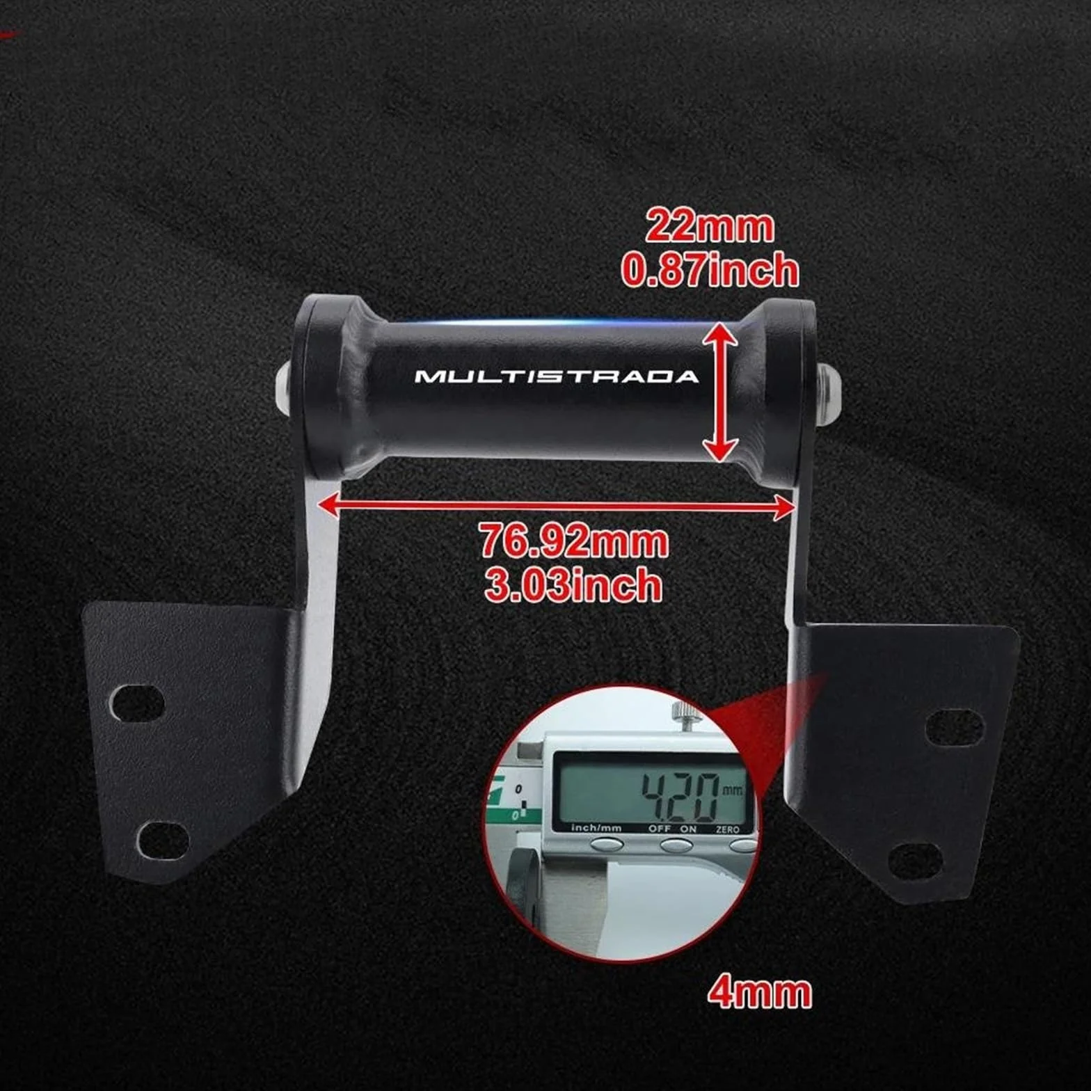 Supporto Navigatore Supporto Per Navigatore Per Moto Per Ducati Multistrada V4 V4S V4RS/Pikes Peak/Rallly Per GPS E Telefono