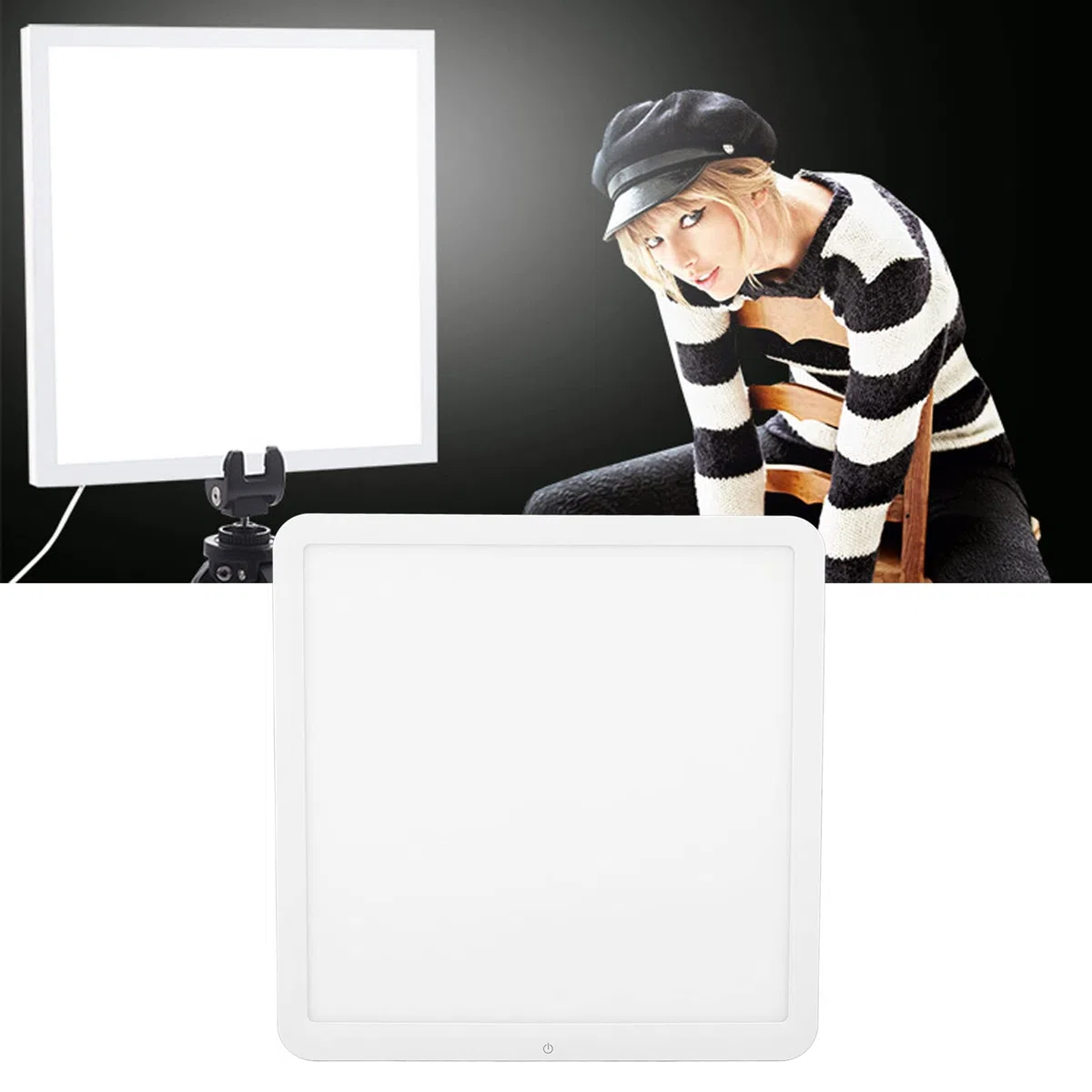 Fotografia a LED Luce Inferiore Senza Ombre Super Sottile Pannello da 29 Cm Studio Box Lightbox Ripresa di Oggetti Commerciali
