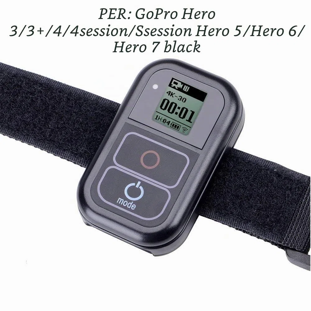 Suptig Telecomando Senza Fili Impermeabile per GoPro Hero 8, 7 Black, 6, 5/5Session/4/4S/3+/3 Sport Fotocamera Wi-Fi di Ricambio