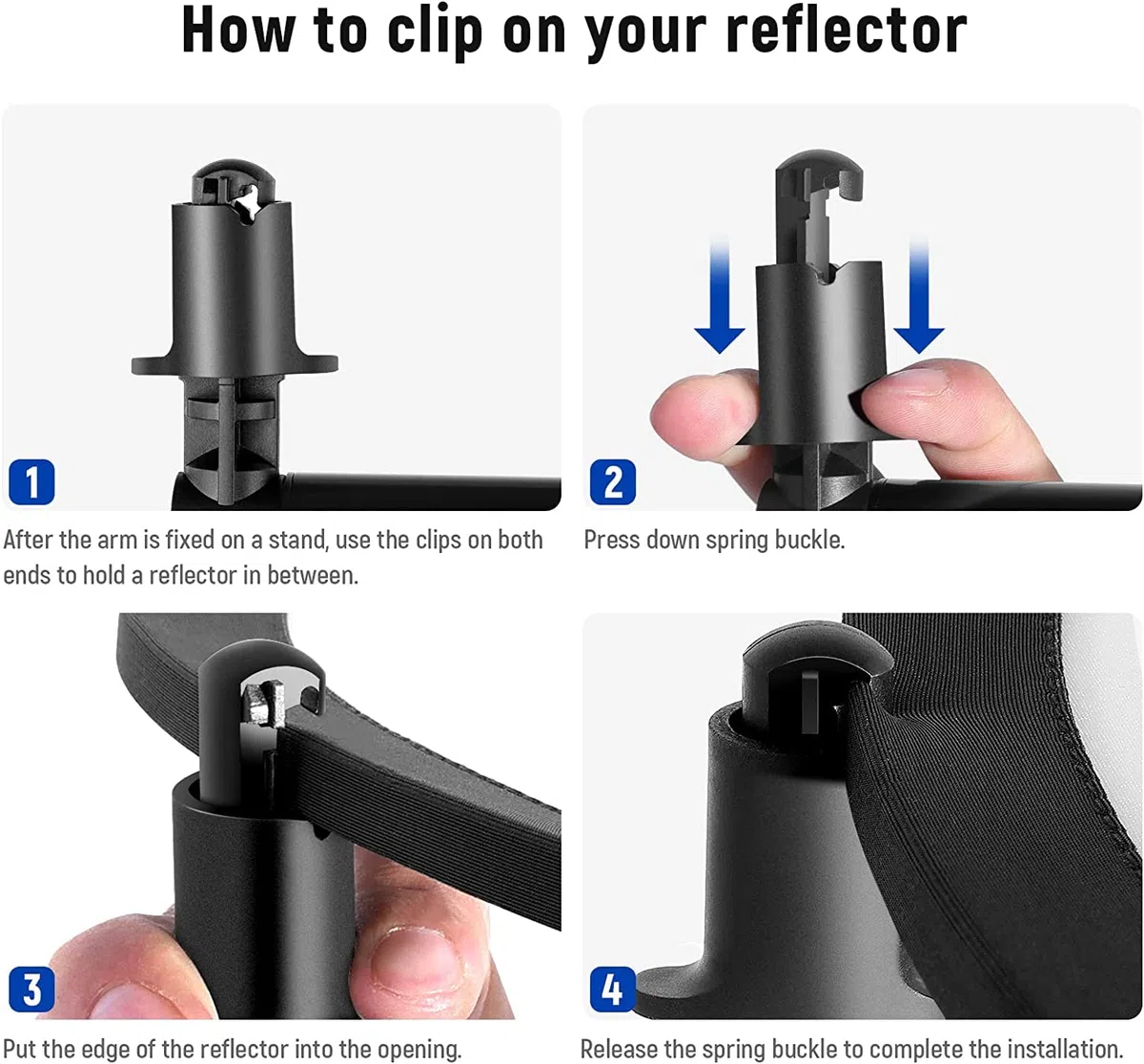 NEEWER Braccio telescopico estensibile per riflettore da 70,9 cm a 120 cm, braccio girevole a 360 gradi, per fotografia di prodotti e ritratti, ideale per studio fotografico e fotografia all'aperto