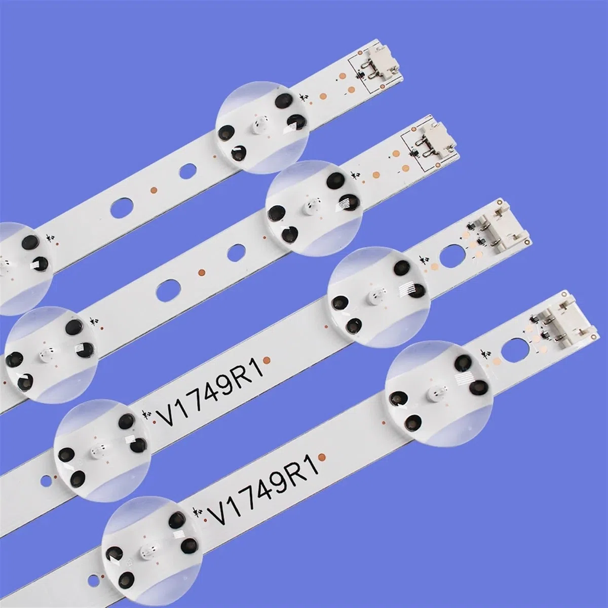 4 Pezzi/kit Strisce LED Adatte For LG 49 TV 49UJ651V 49UV340C UB 49UJ6500 LC490DGG 6916L 2862A 2863A V17 49 L1 + R1