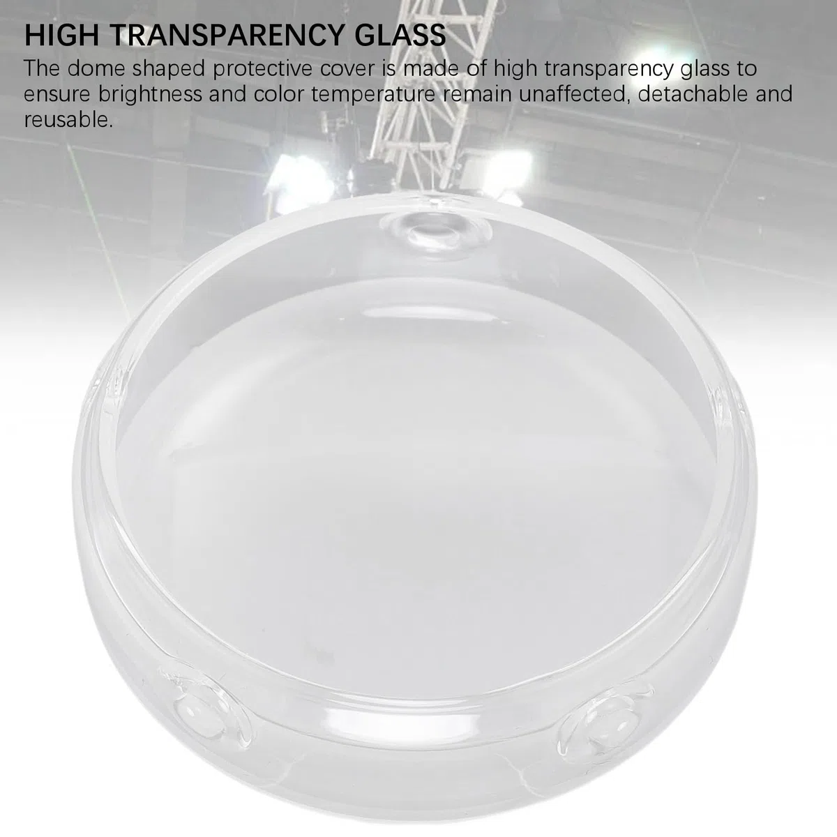 per AD300 PRO Paralume in Vetro Accessori per Luci Fotografiche, Copertura Protettiva a Cupola Luminosa per AD300Pro Illuminazione Lampeggiante