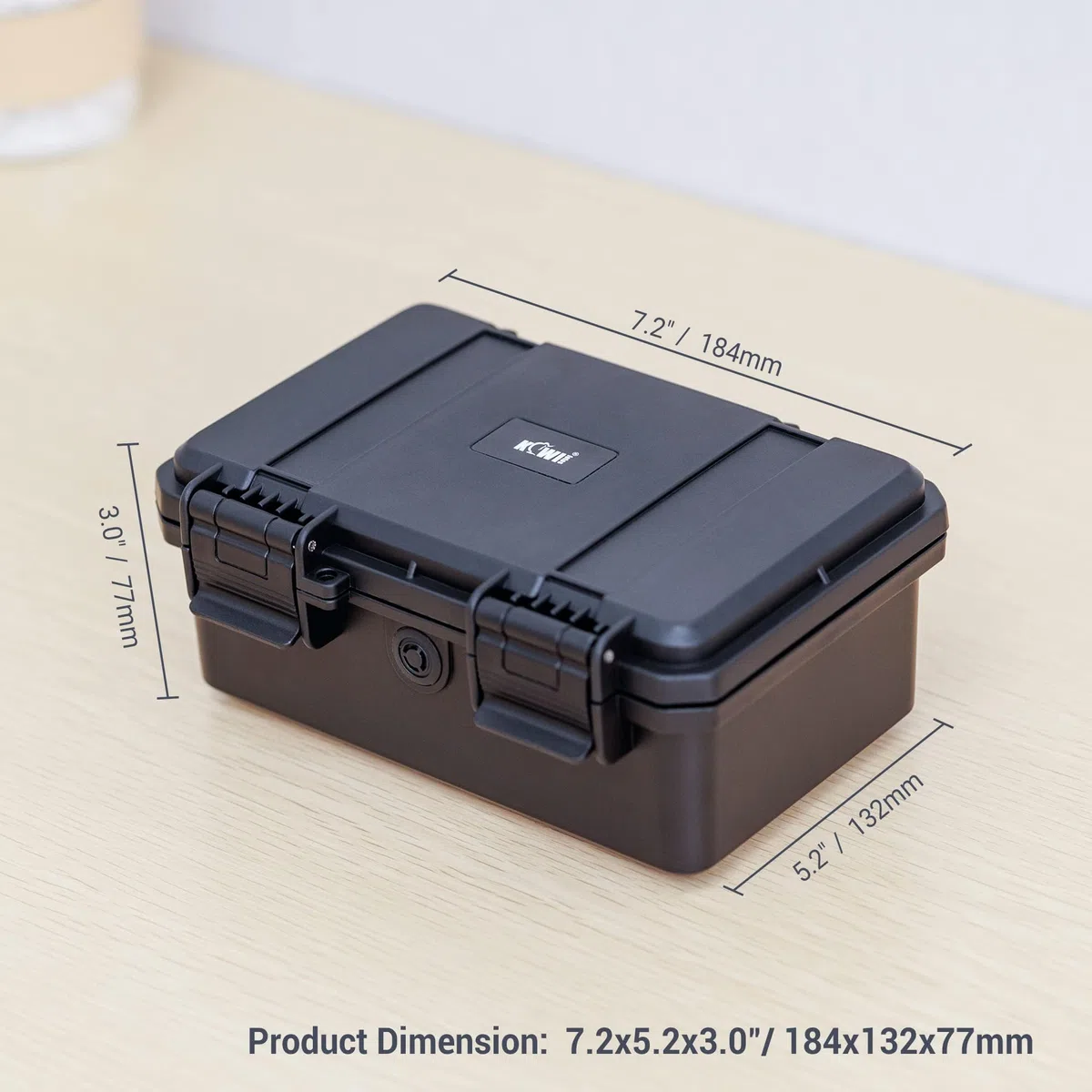KIWIFOTOS Valigetta per la Conservazione delle Batterie con Tester per Batterie, Organizzatore Robusto per Batterie per 30 Slot AA, 18 Slot AAA, 10 Slot per Batterie a Bottone