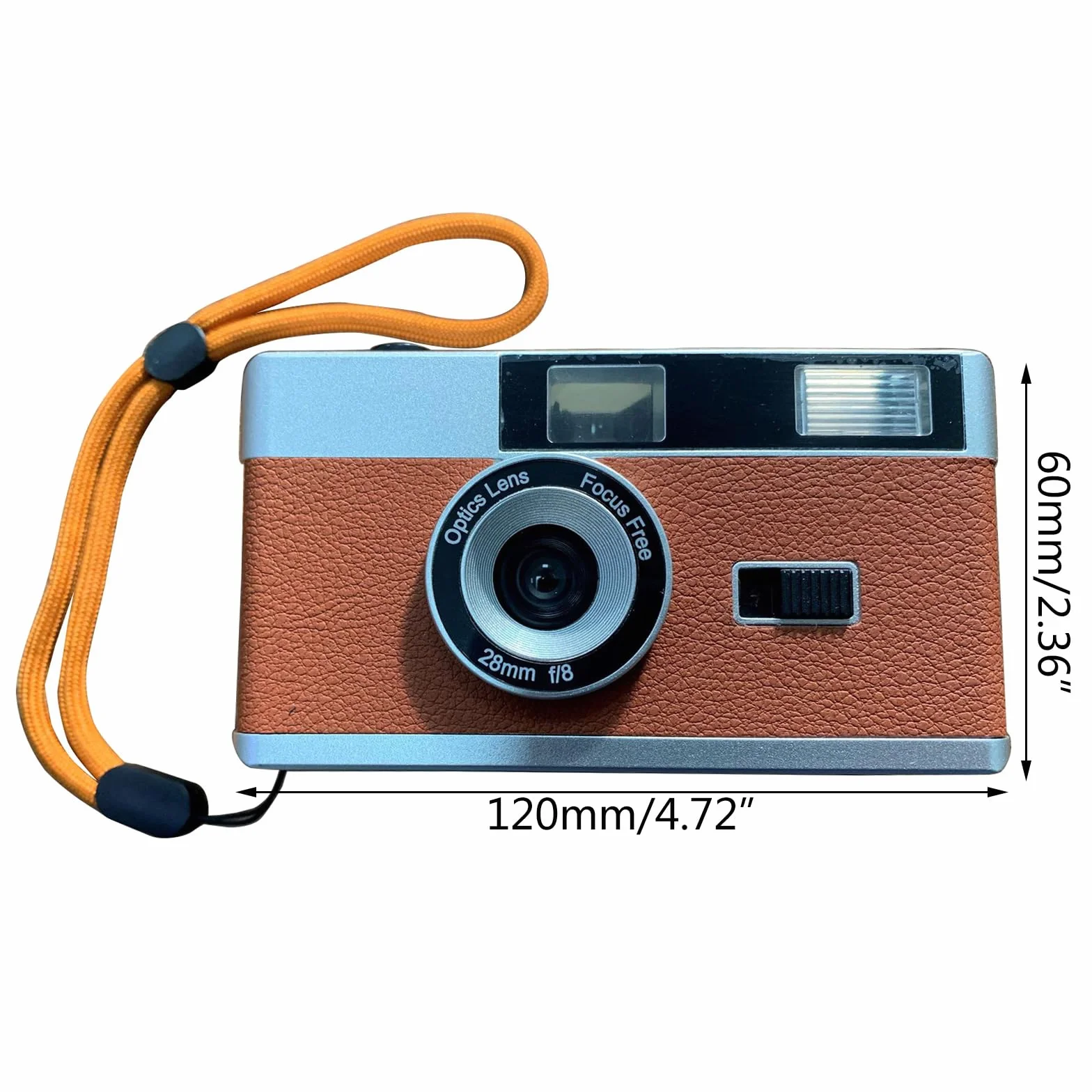 Macchina fotografica della pellicola di 35mm Retro della macchina fotografica libera riutilizzabile incorporata facile da usare per gli appassionati di fotografia 35mm macchina fotografica