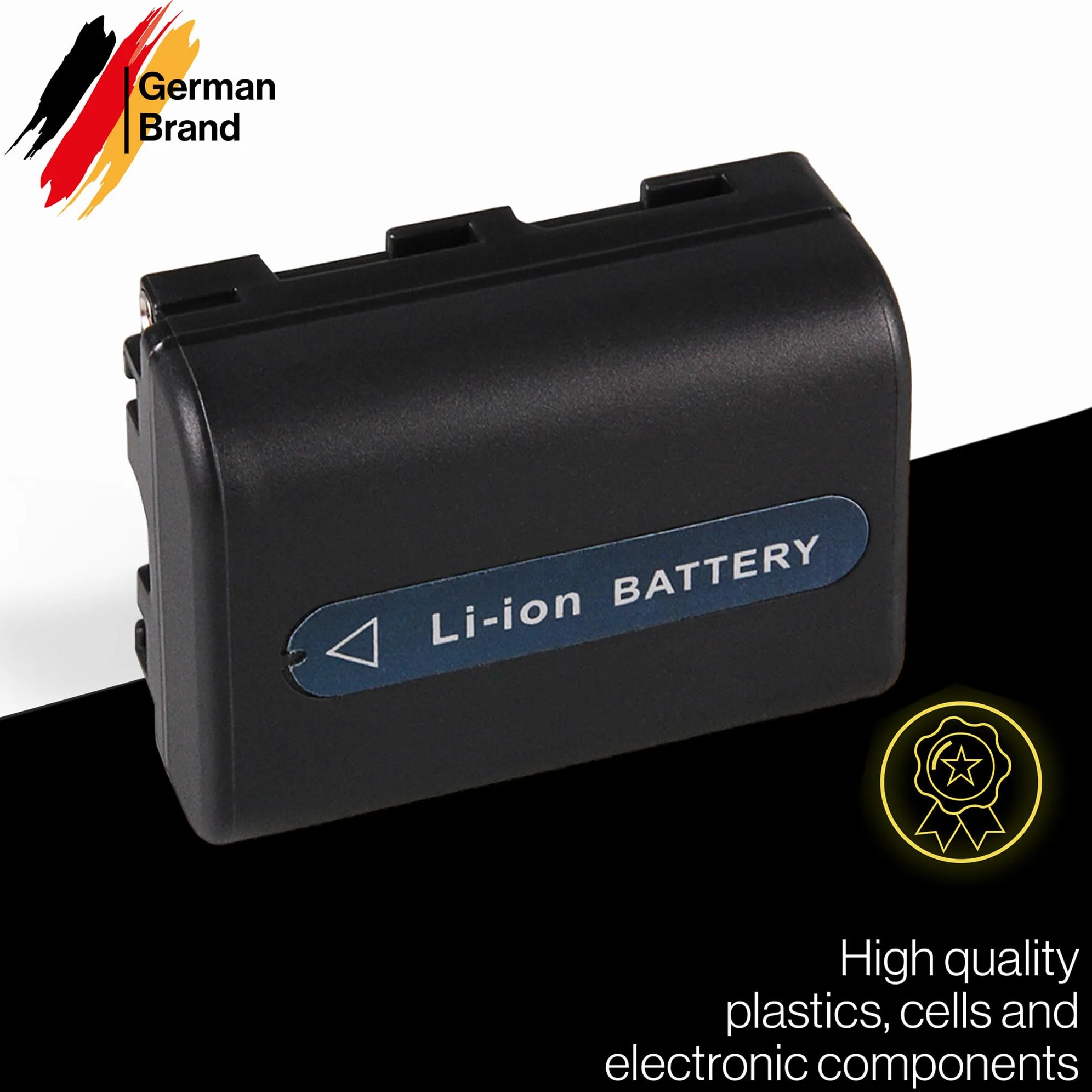 PATONA 2x NP-FM50 NP-QM51 Batteria 1600mAh compatibile con Sony Camcorder NP-FM30 FM50 FM70 FM90 QM51D QM71D QM91D CCD-TRV106K 108 116 128 DCR-DVD91 100 200 DCR-HC14 TRV6 TRV8 NPFM50 QM51 FM50