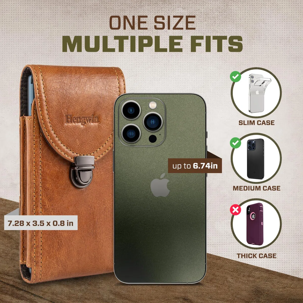 Porta Telefono a Cintura, Marsupio Porta Cellulare per Samsung S25 S24 S23 Ultra S25+, Custodia con Clip Cintura per iPhone 16 Plus 16 15 14 Pro Max, Marsupio da Viaggio Uomo Borsa a Mano